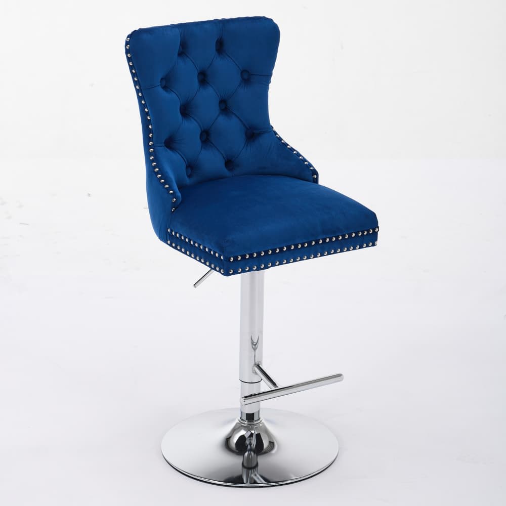 Maison Boucle KAEL-BAR-BLUE stools - View #4