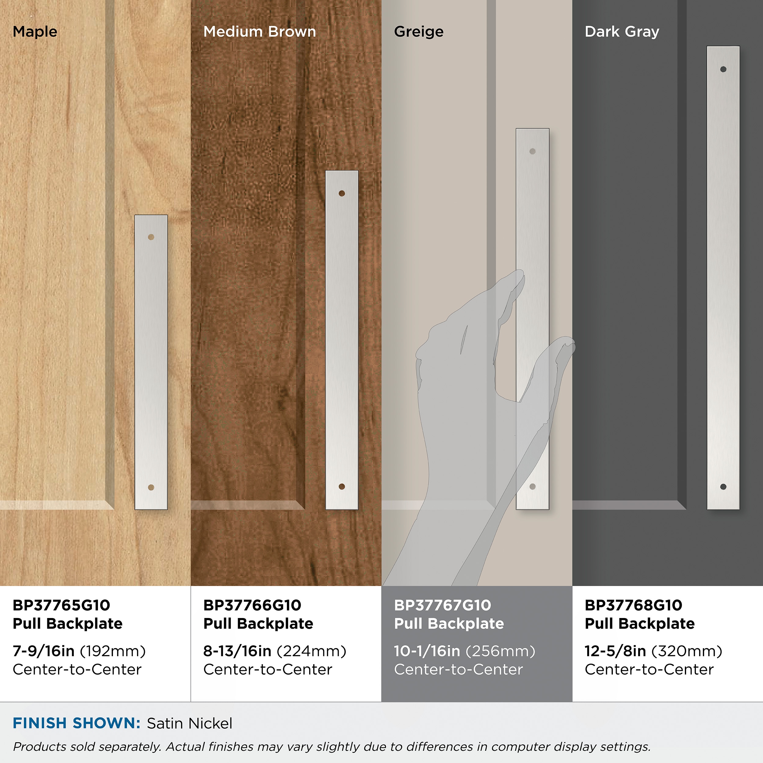 Amerock BP37767G10 backplates - View #6