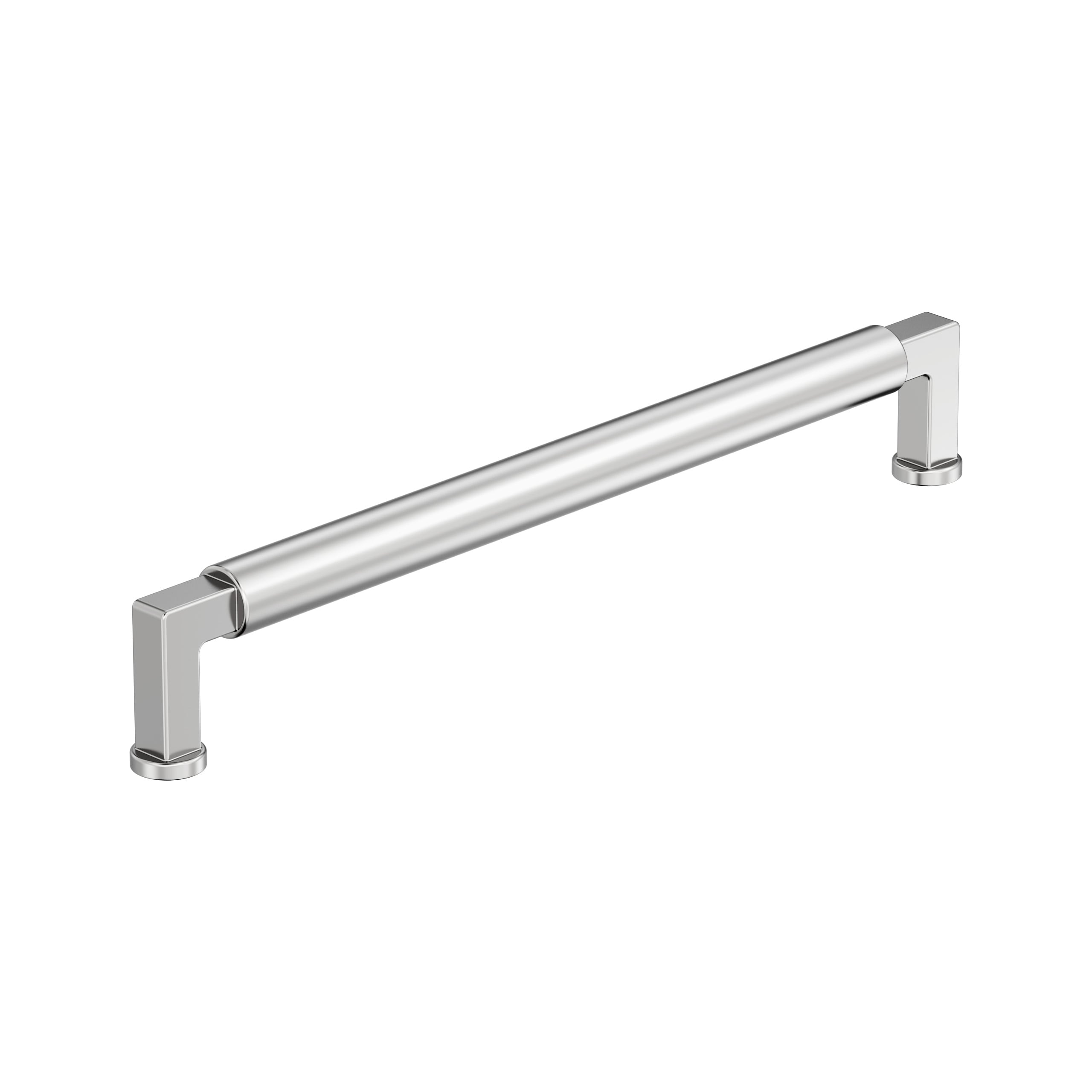 Amerock BP3749026 Balon 12-in , 305mm Center to Center Polished Chrome Cylindrical Handle For Use on Appliances Drawer Pulls