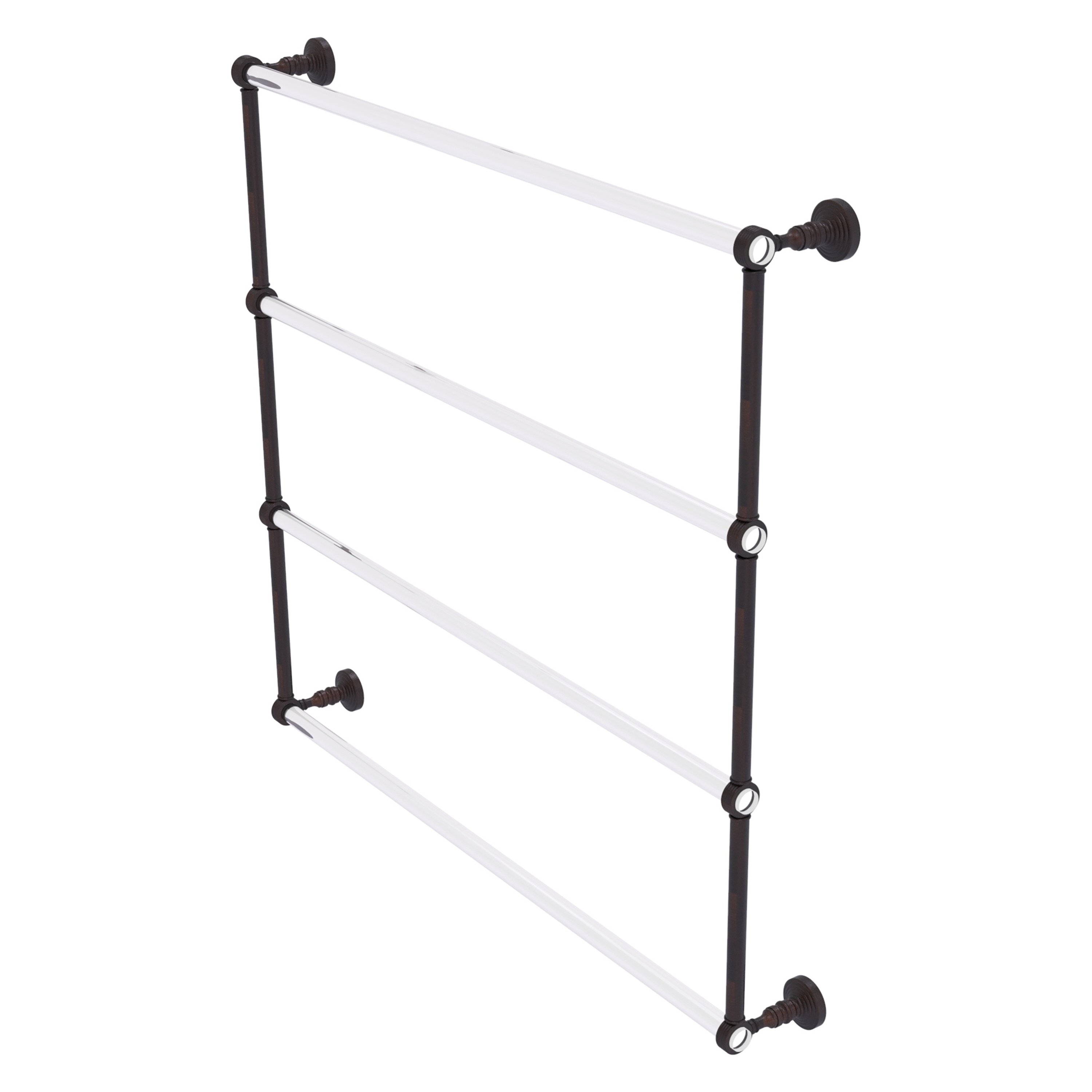 Allied Brass PG-28G-36-VB Pacific Grove 36-in double Venetian Bronze Wall mount 4-tier Towel Bar