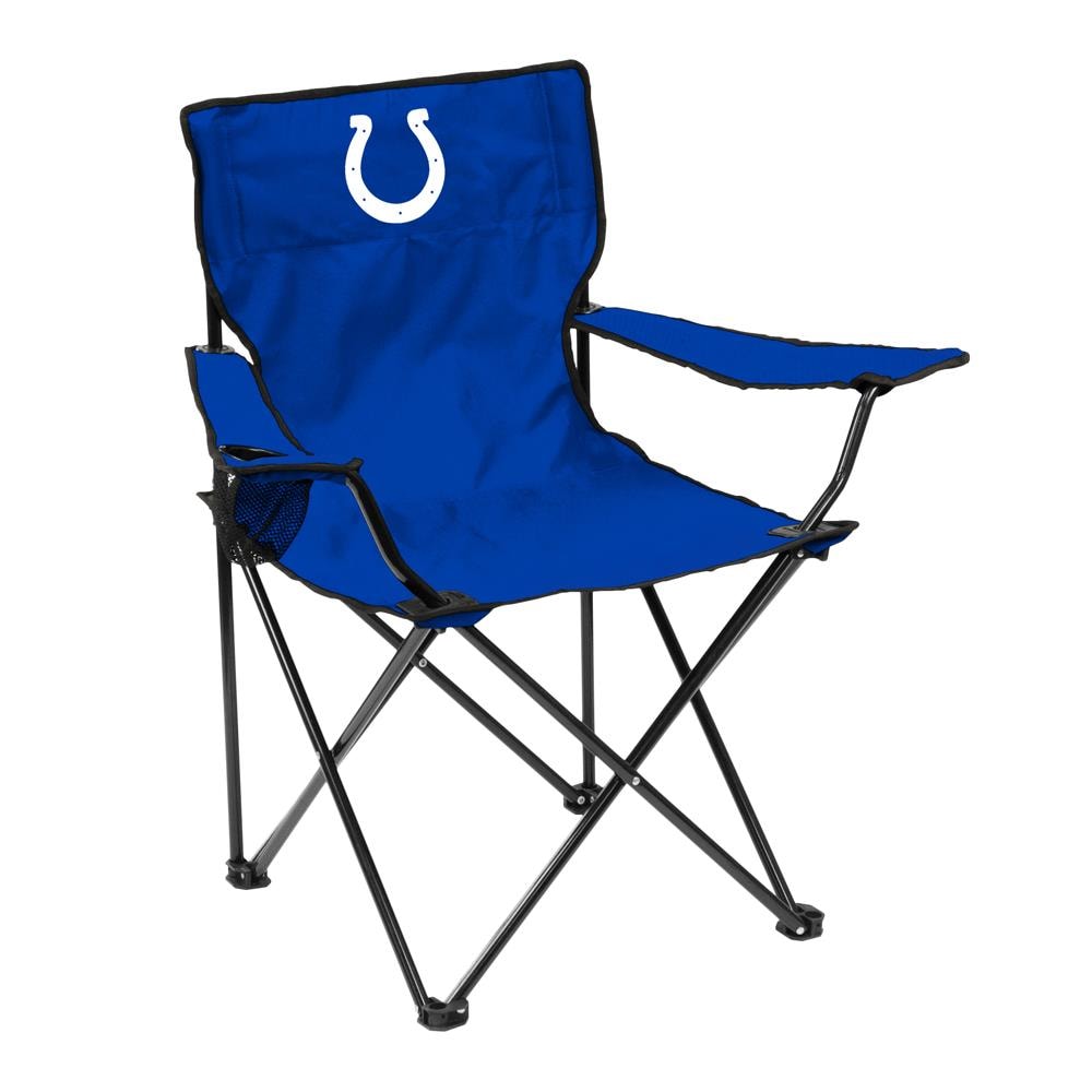 Logo Brands 614-13Q Indianapolis Colts Polyester Team Color Folding Tailgate Chair