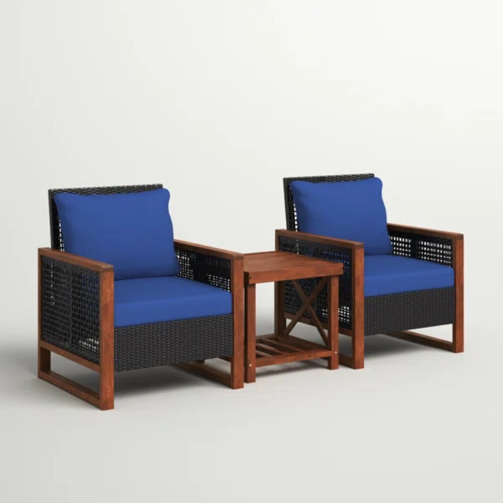 Tranquilo Depot TD035-1T-3C-1ST Patio Conversation Set