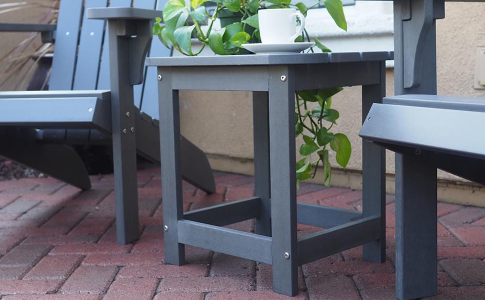 PolyTeak CMPT-TBL-GRY Patio-Tables - View #2