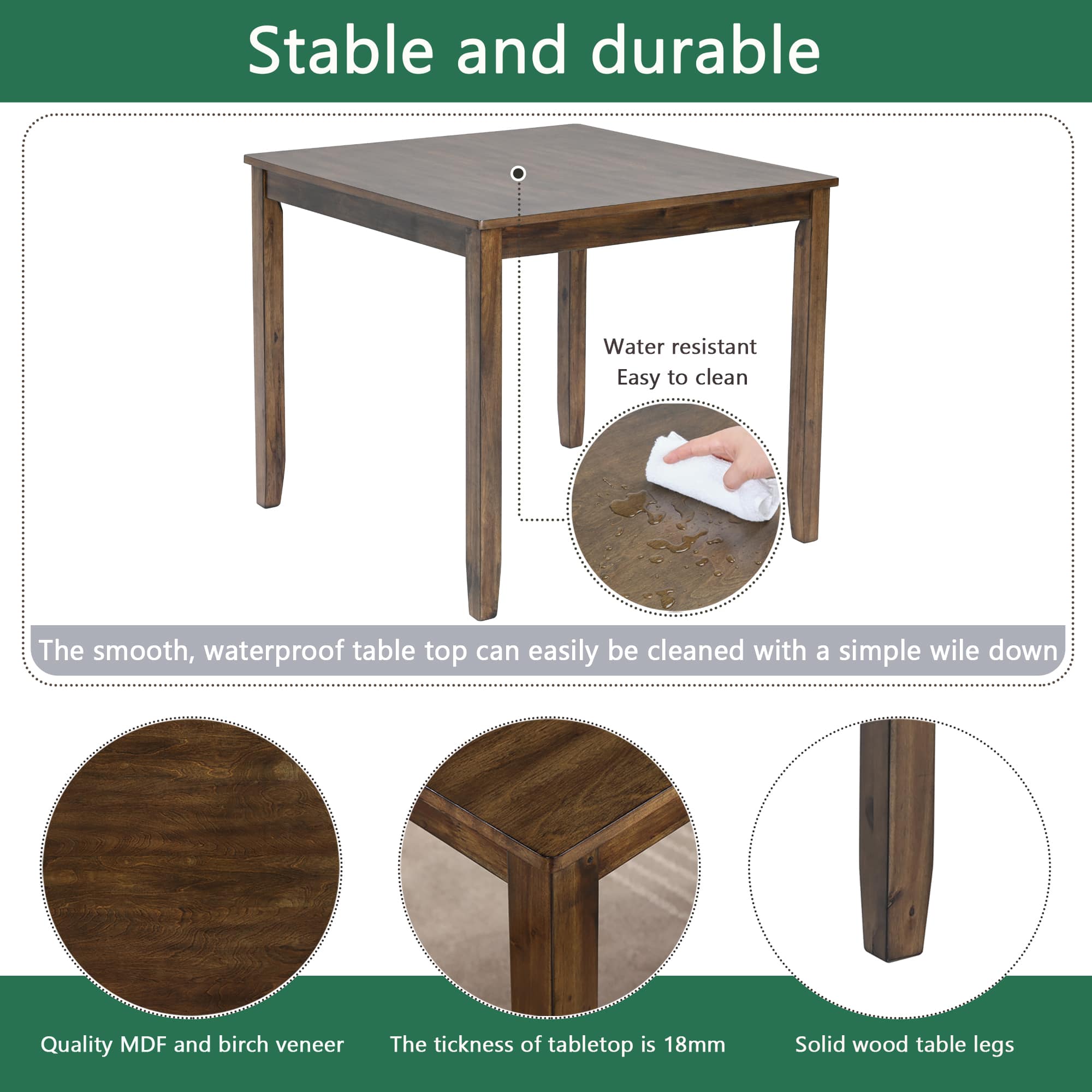 Vynxaria LEXY1917-DJCF-CZ012 Dining-Tables - View #6