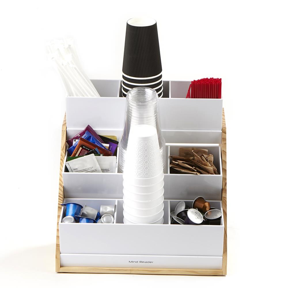 Mind Reader COMP9WD-WHT Coffee-Beverage-Organizers - View #3