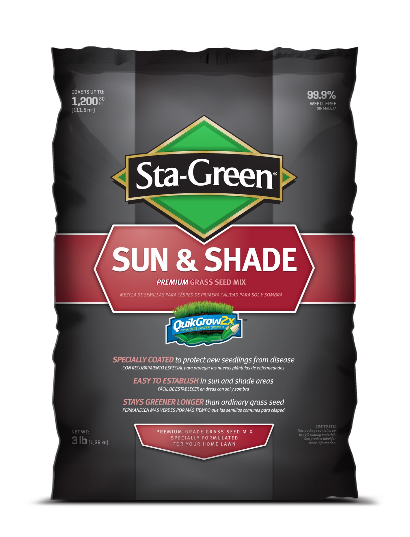 Sta-Green 2149629820 3-lb Tall Fescue Grass Seed