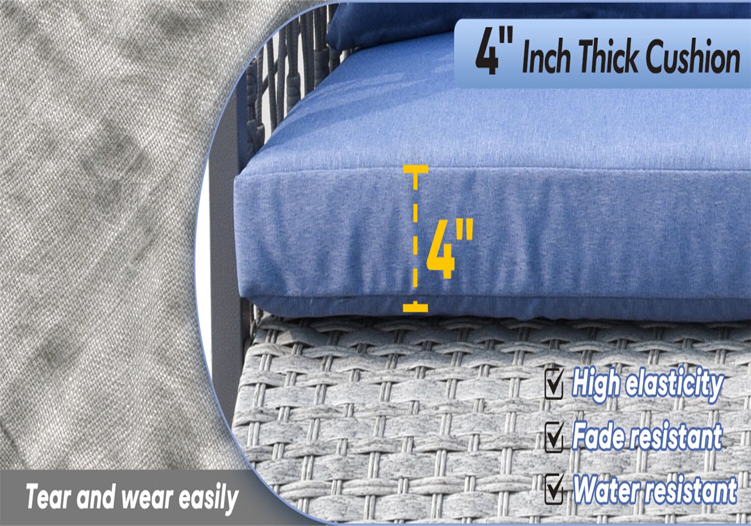 CESICIA YS14A Replace-Porch-Swing-Glider-Tops - View #12