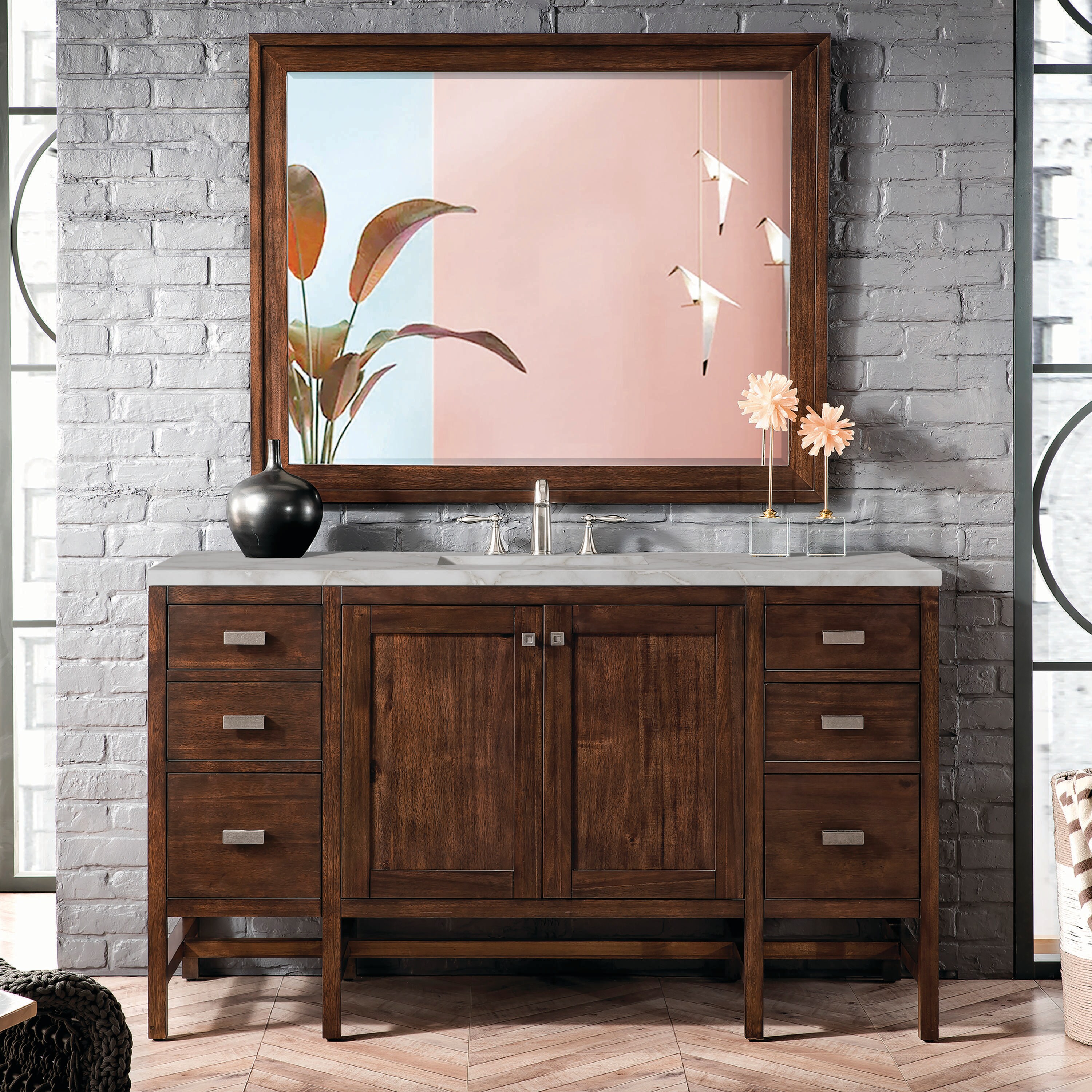 James Martin Vanities E444-V60S-MCA-3VSL Bath-Vanity-Combo - View #2