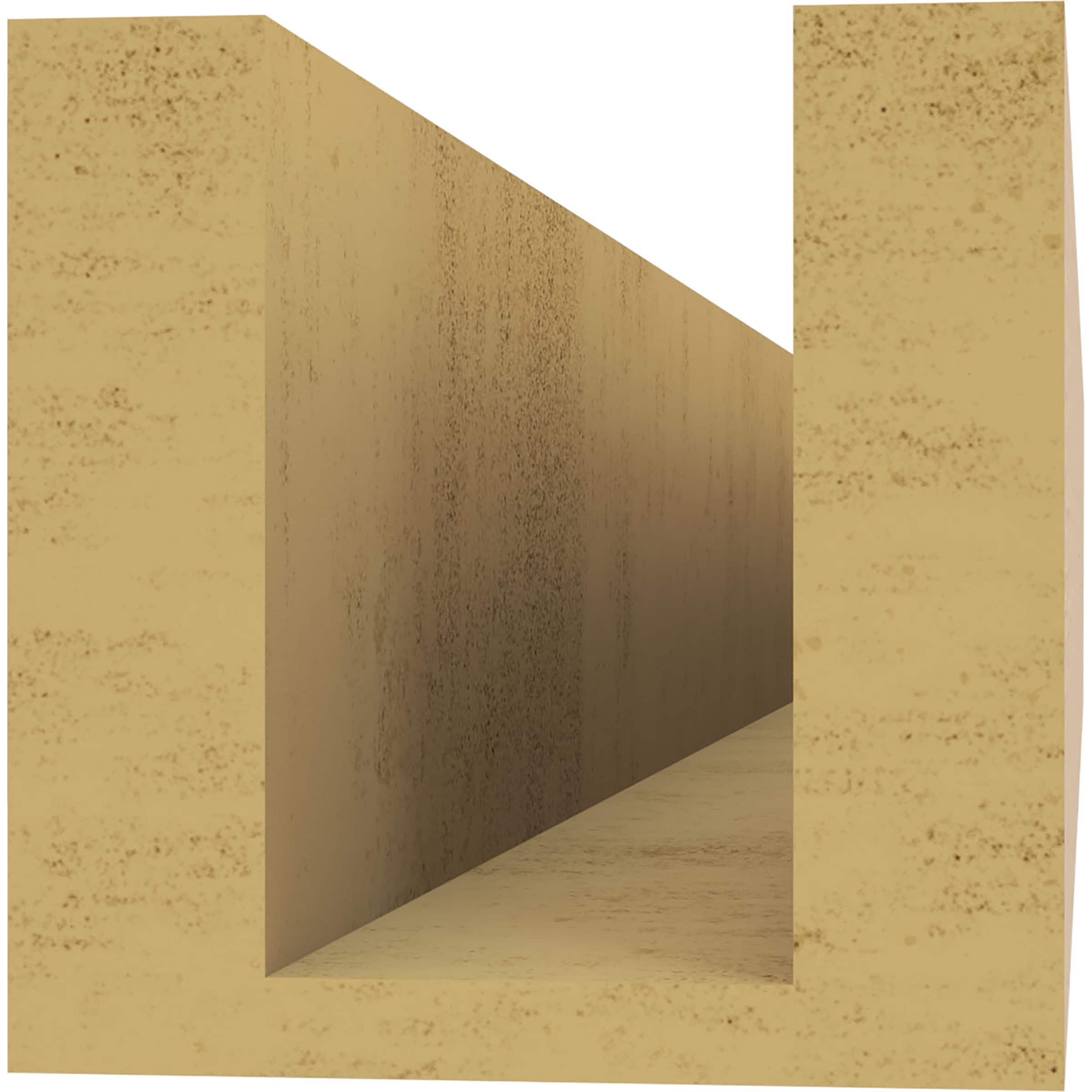 Ekena Millwork RFTU04X04X28CONRCPR Exterior-Brackets-Braces - View #4