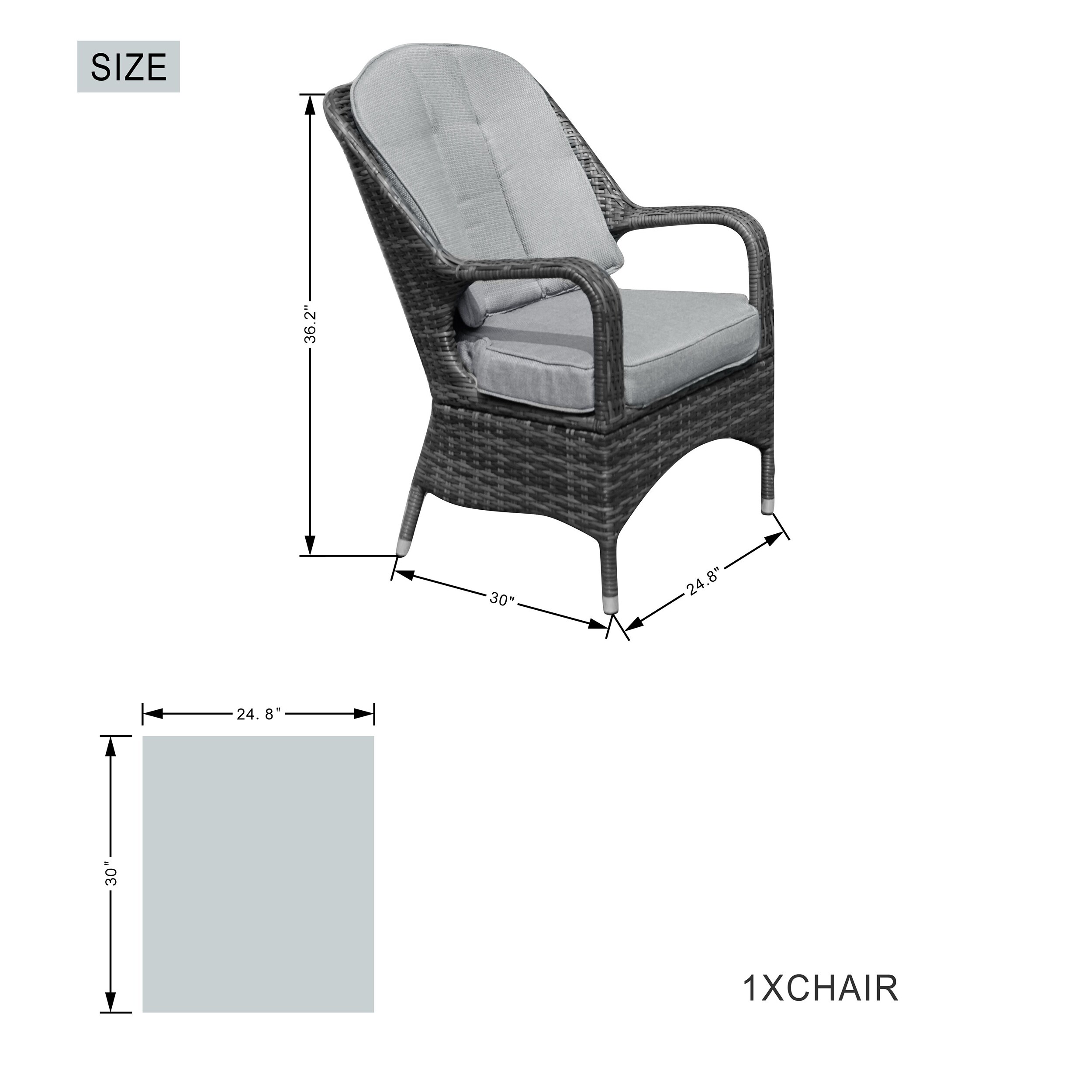 Moda Furnishings MOG-1106R-G Patio-Dining-Sets - View #11