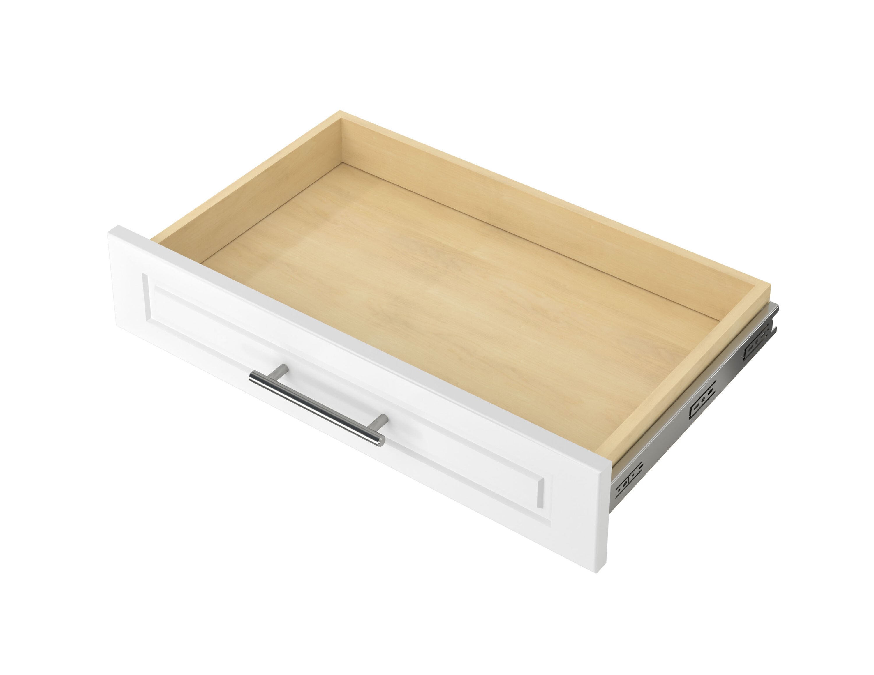 Easy Track Modern Raised 4 in. Deluxe Drawer Kit 680161-WH at Lowes.com