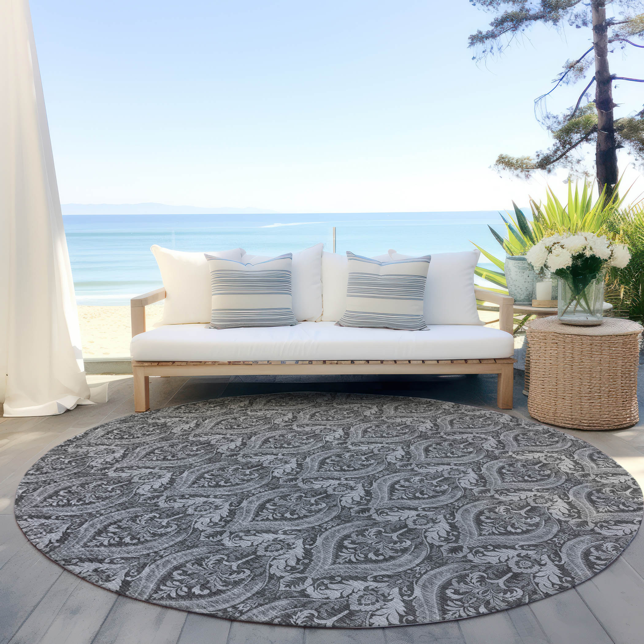 Addison Rugs ACN572GY8RO rugs - View #7