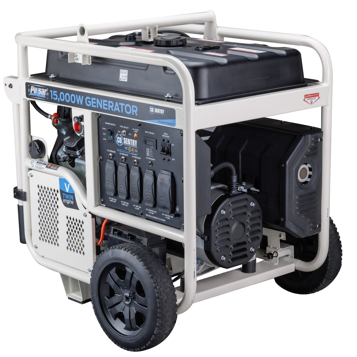 Pulsar Products 12000Watt Dual Fuel (Gasoline/Propane) Portable