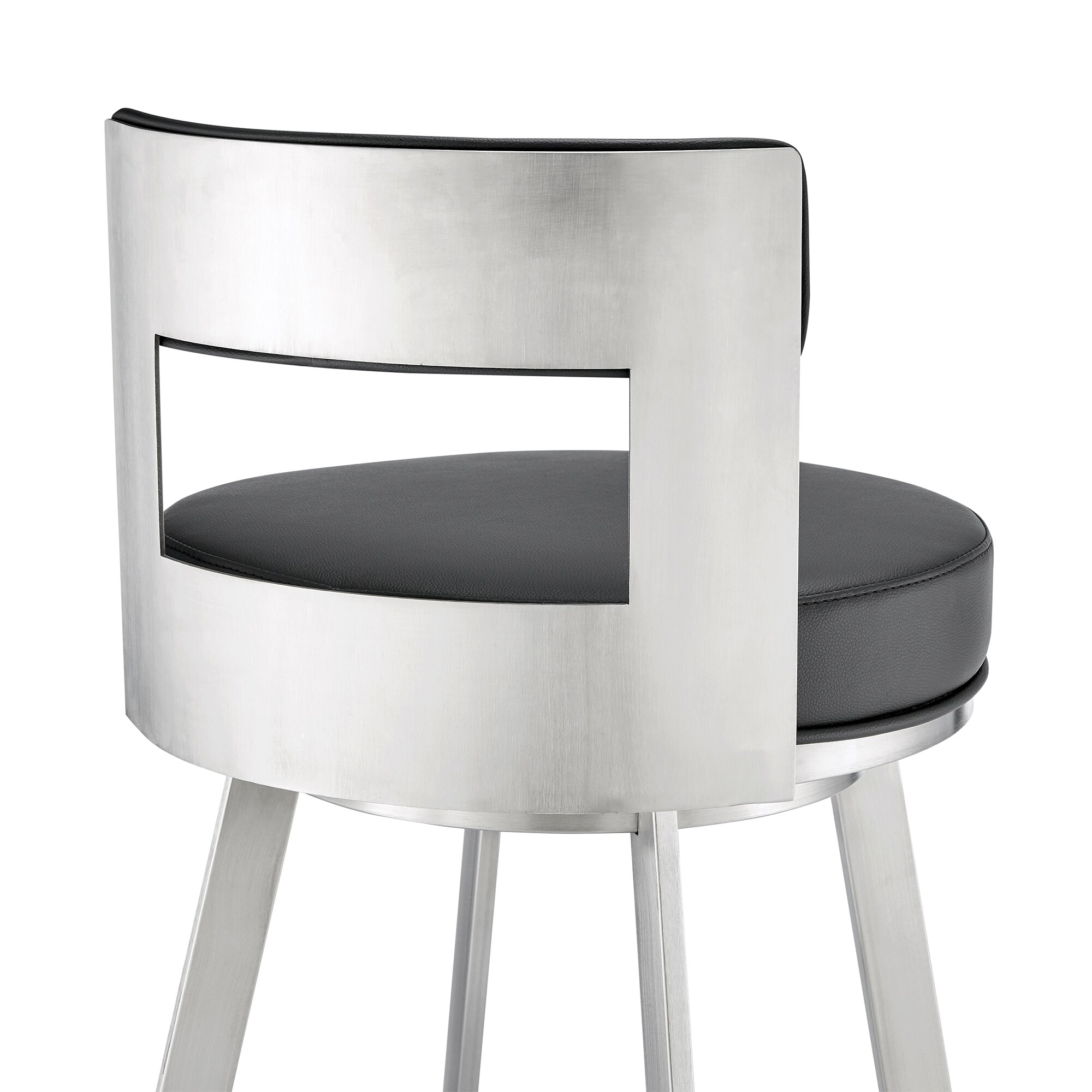 Armen Living LCFLBABSBLK30 stools - View #7