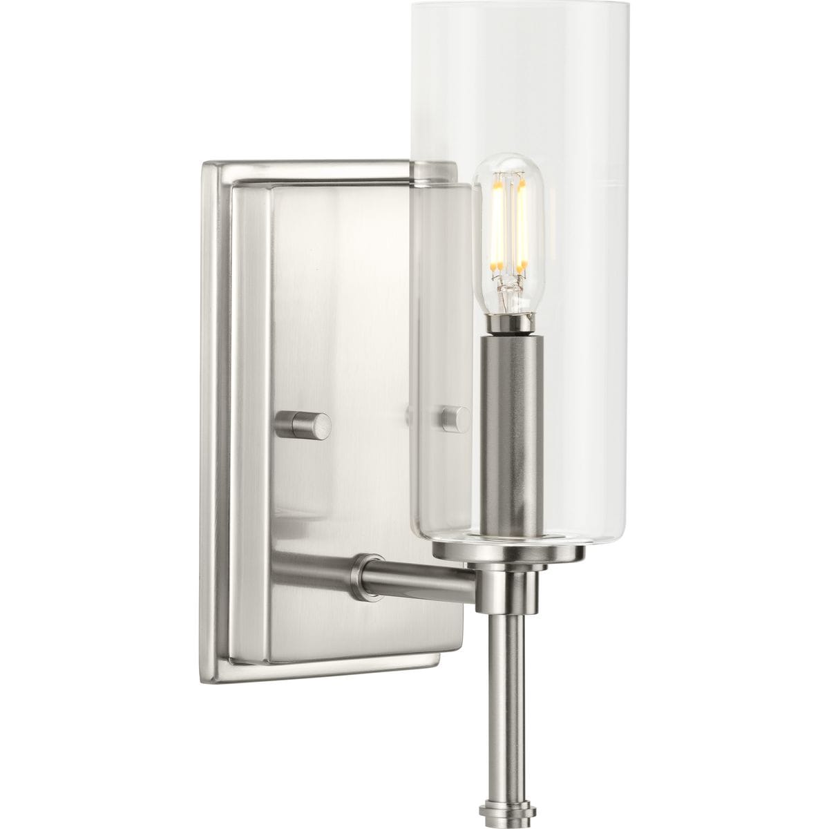 Progress Lighting P300356-009 Elara 4.75-in 1 -Light Brushed Nickel Transitional Vanity light