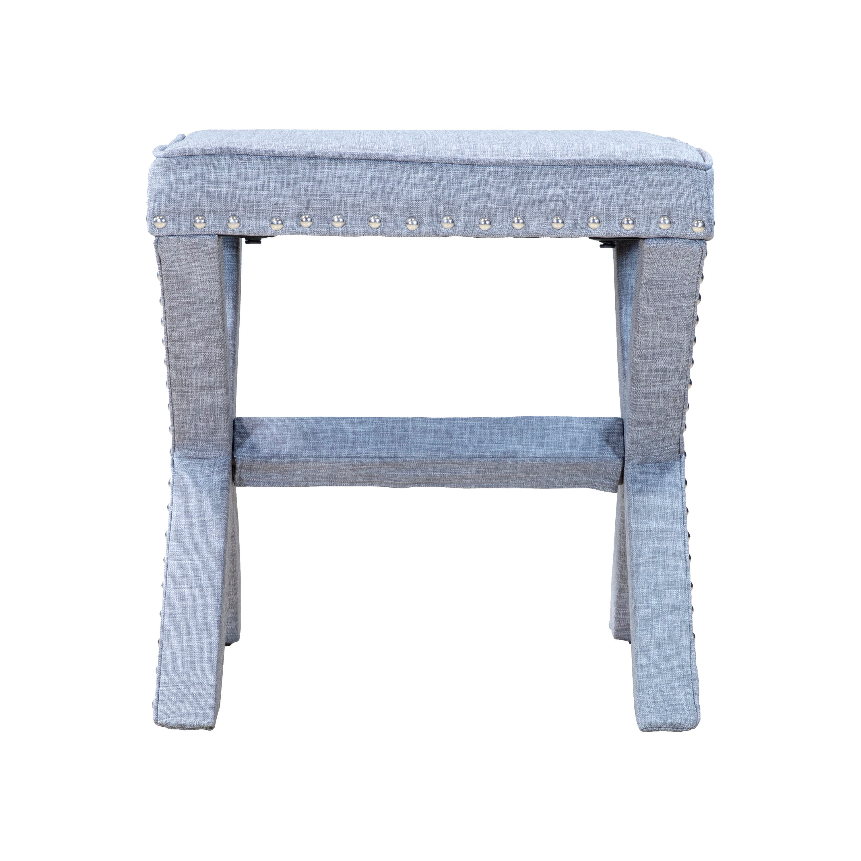 Furniture of America IDF-AC6785GY Indoor-Ottomans - View #2