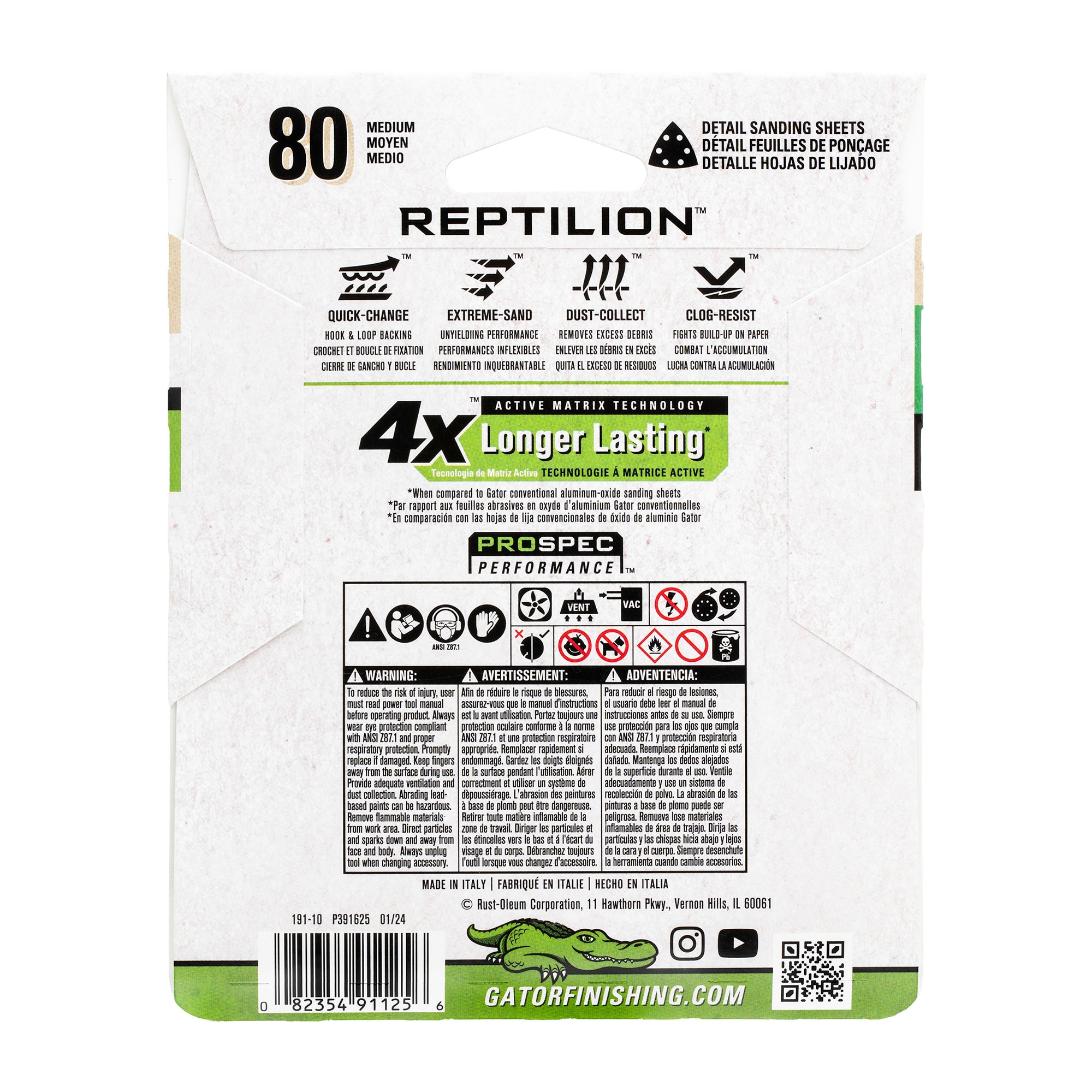 Gator 391125 Pt-Sandpaper - View #3