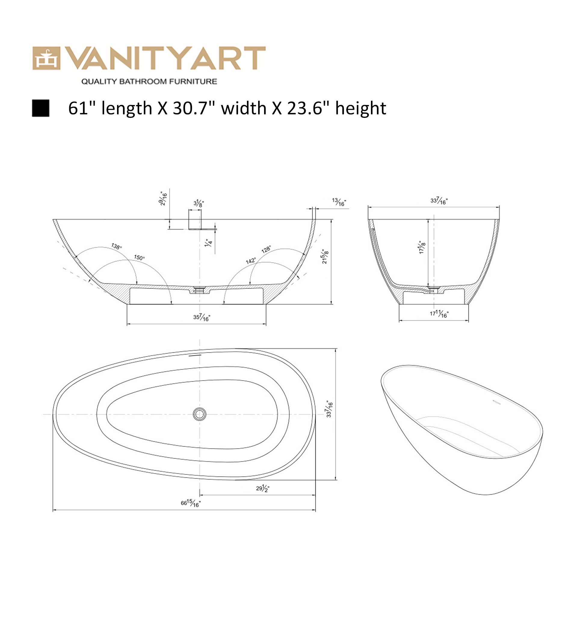 Vanity Art VA6917 bathtubs - View #14