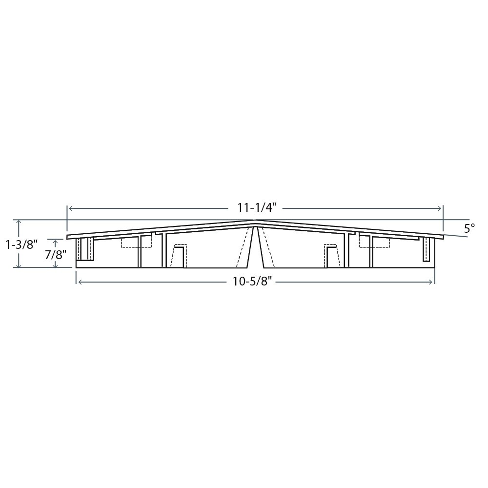 Builders Edge 150000001002 Roof-Ridge-Vent-End-Plugs - View #4