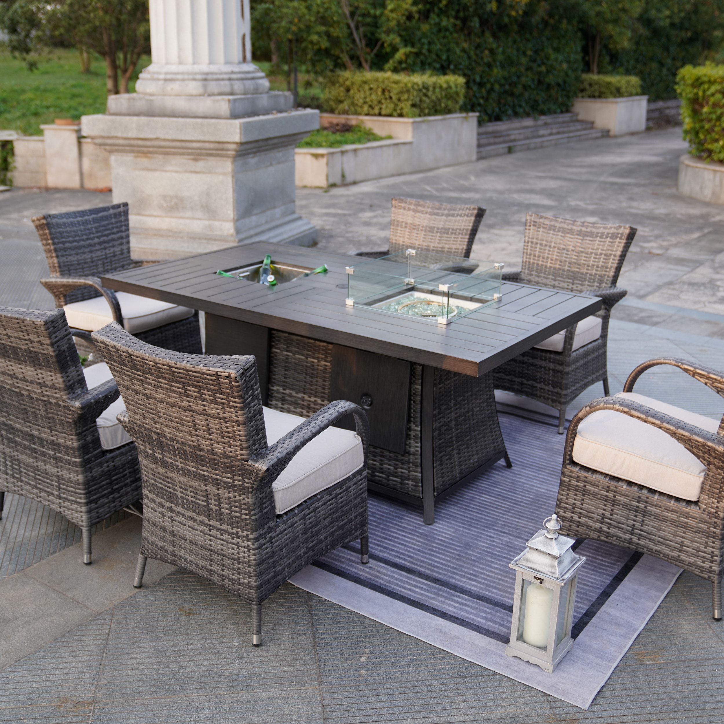 Moda Furnishings 1106FI-1122-G Patio-Dining-Sets - View #5