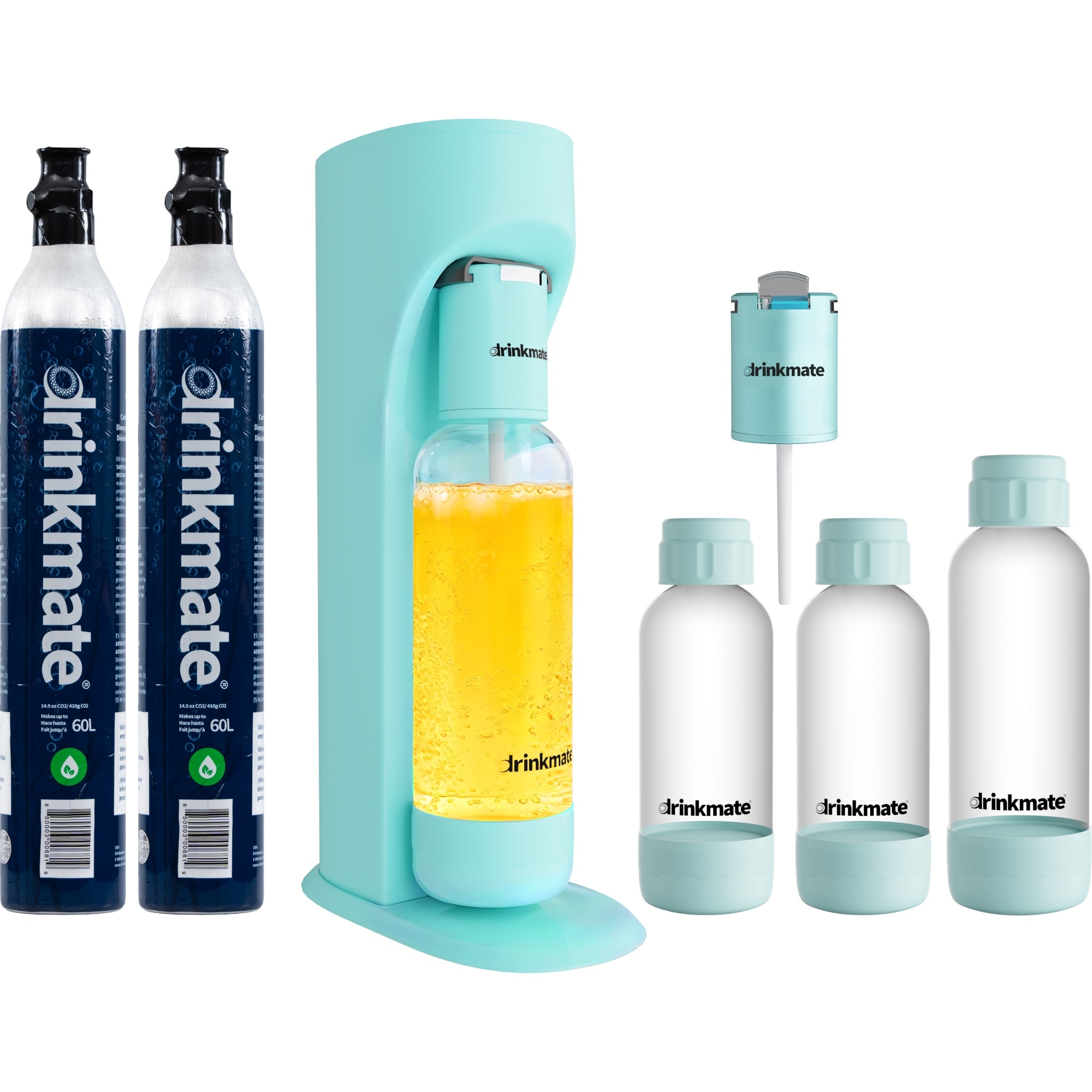 Drinkmate 410-08-14ZX2-PP1 Arctic Blue Soda maker carbonator