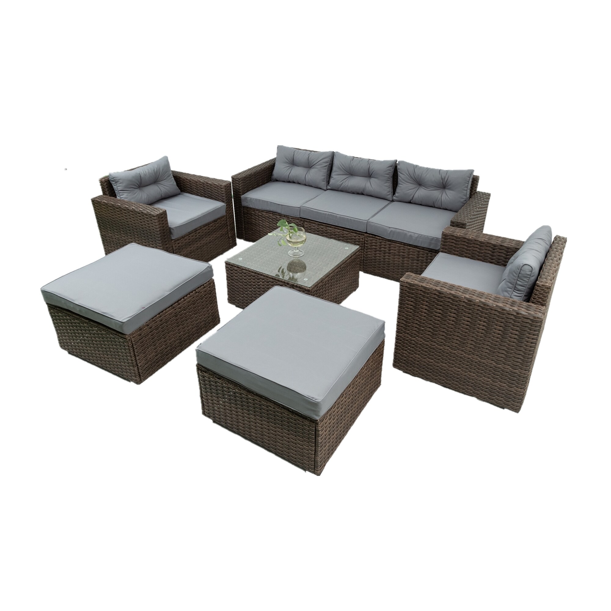 Forclover N7FW-213GR Patio-Conversation-Sets - View #6