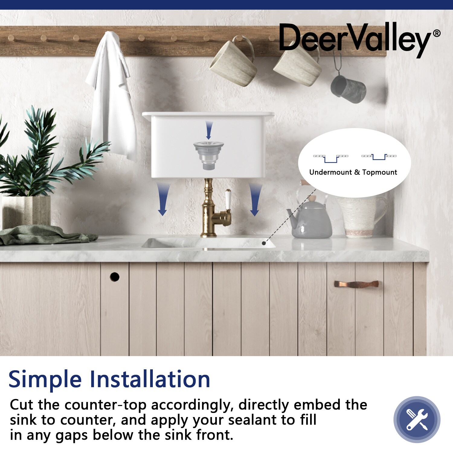 DeerValley DV-1K507 Kitchen-Sinks - View #3