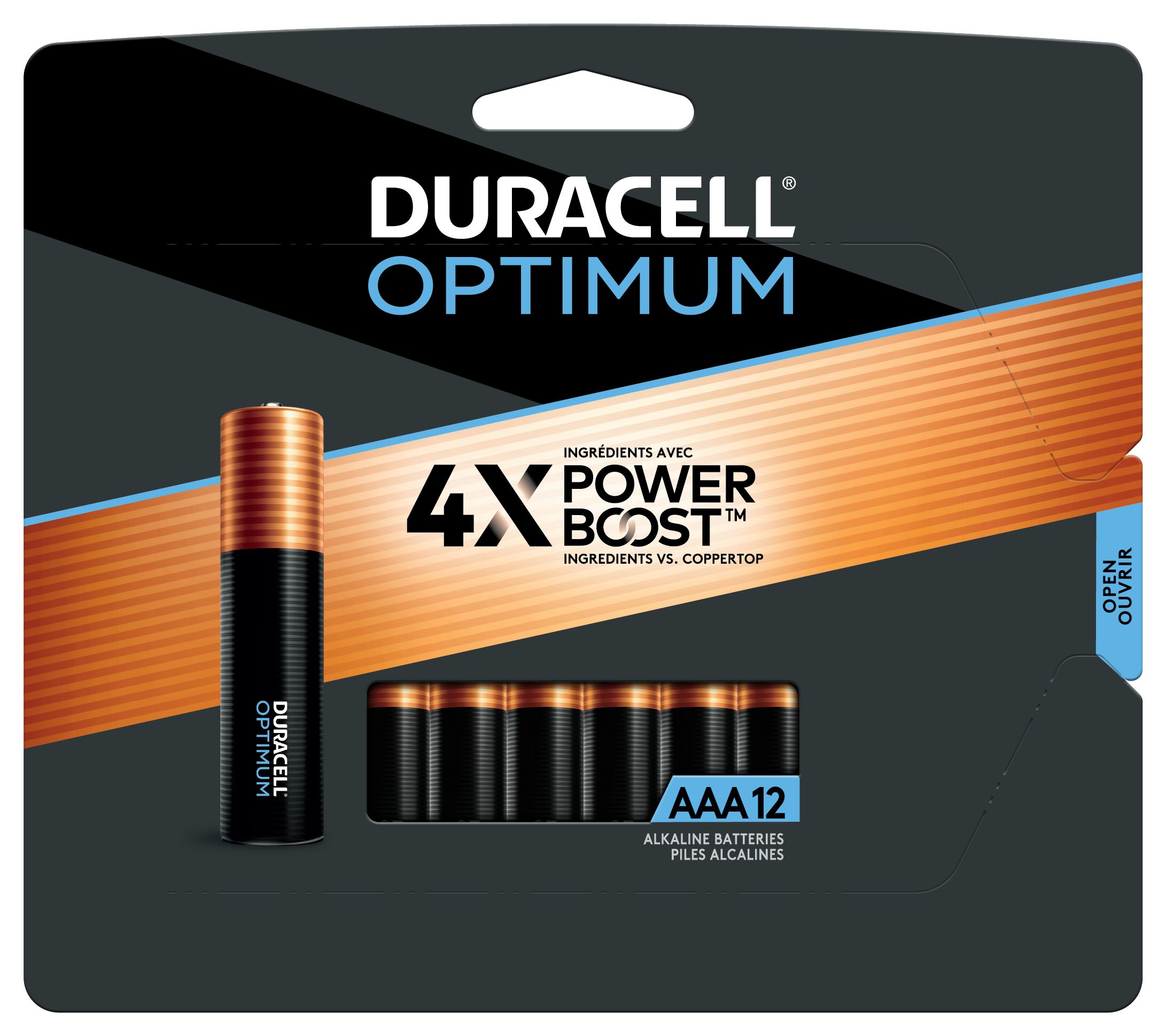 Duracell Optimum Alkaline AAA Batteries (12-Pack) in the AAA Batteries  department at