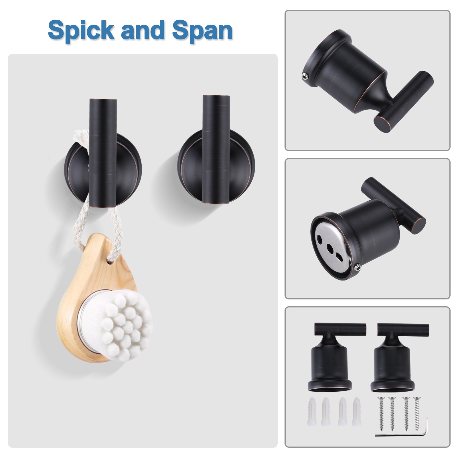 WOWOW 4030601RBX2-LW Robe-Hooks - View #6