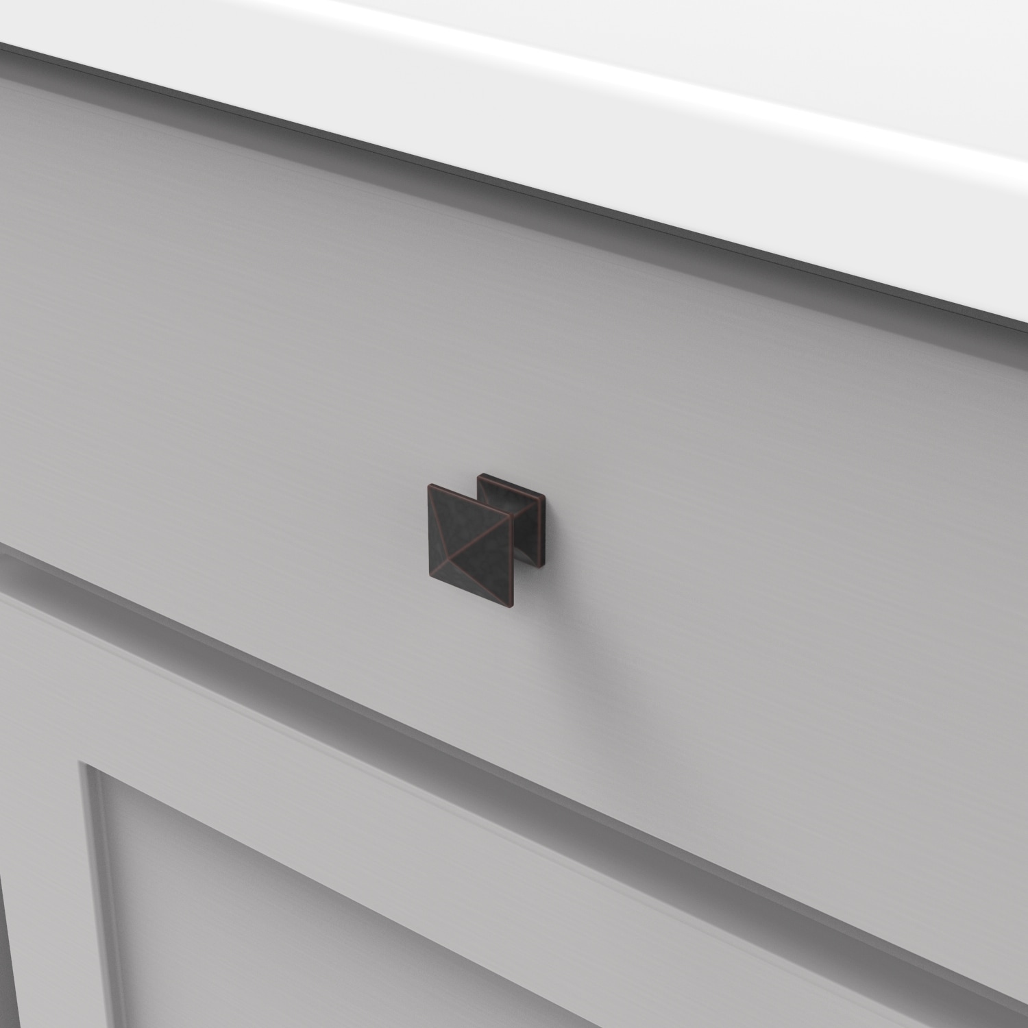 Hickory Hardware P3014-OBH-10B Cabinet-Knobs - View #3