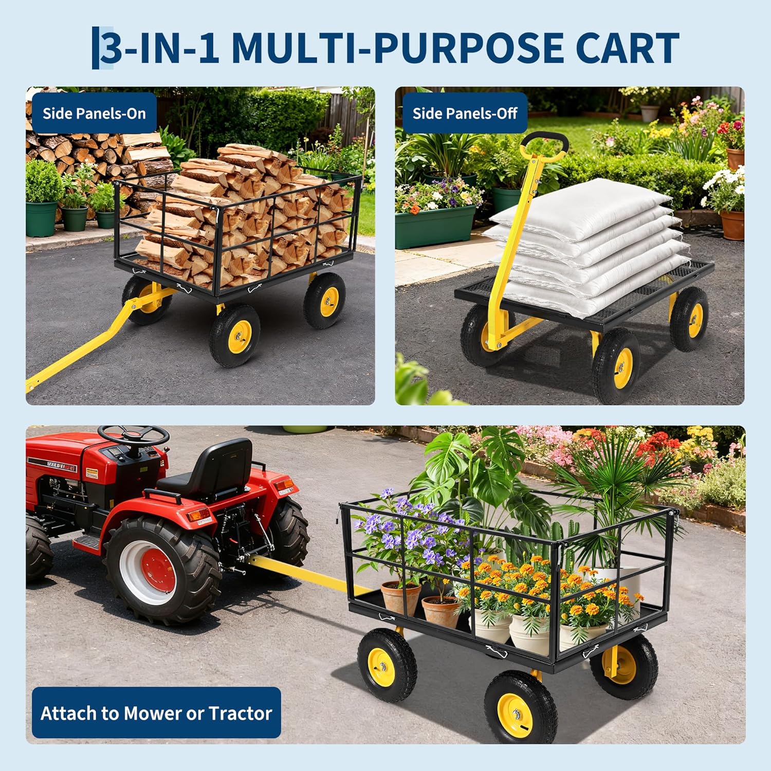 Garvee JXNAG-PPG-349KXNV7 Plant-Caddy-Cart - View #5