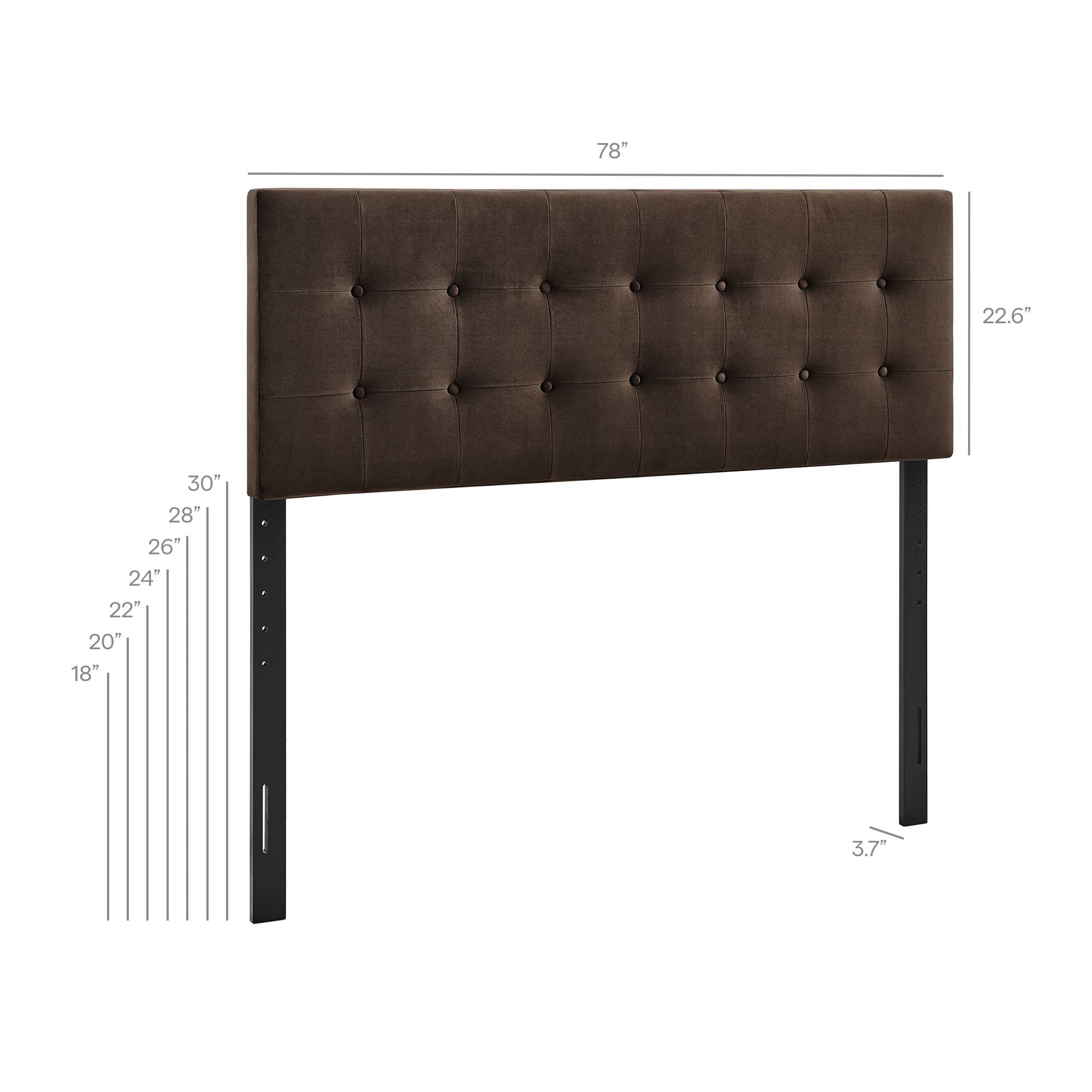Modway MOD-7286-CHB Upholstered-Headboards - View #3