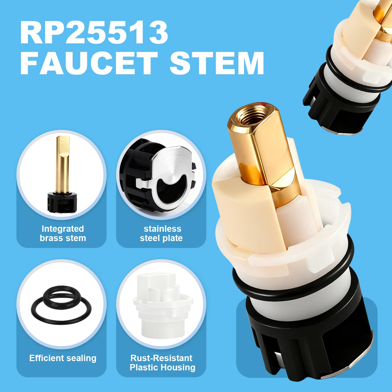 Aoibox LABRWBJS Faucet-Repair-Cartridges - View #4