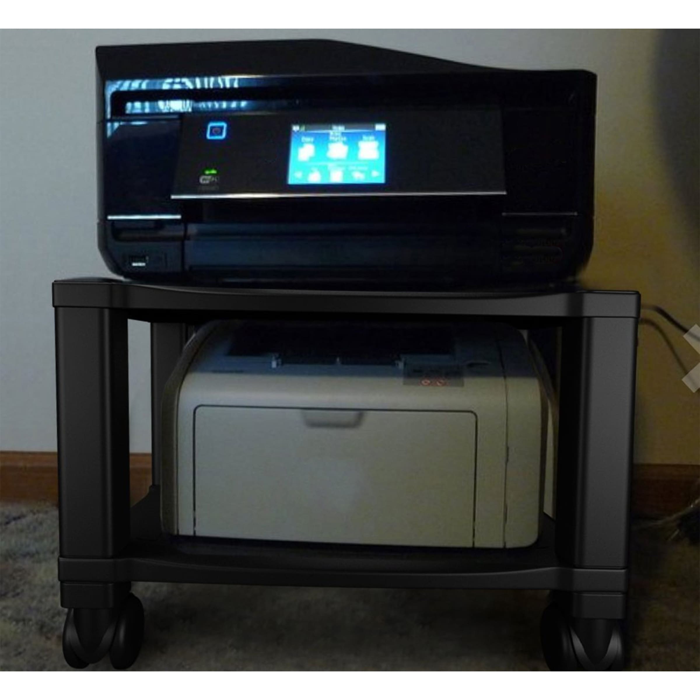 Hastings Home 609175WVZ Black Printer stand