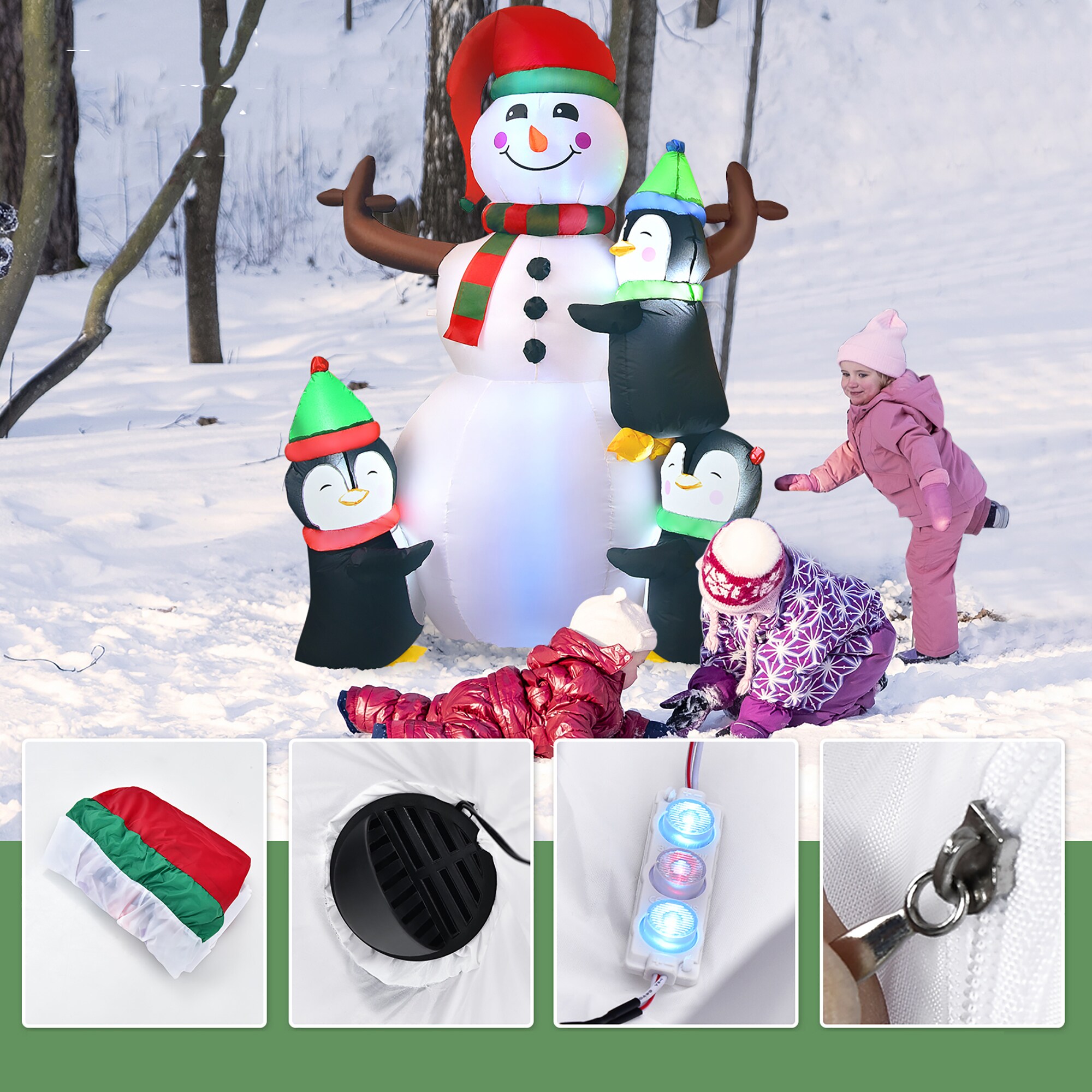 Costway CM23741US Christmas-Inflatables - View #2