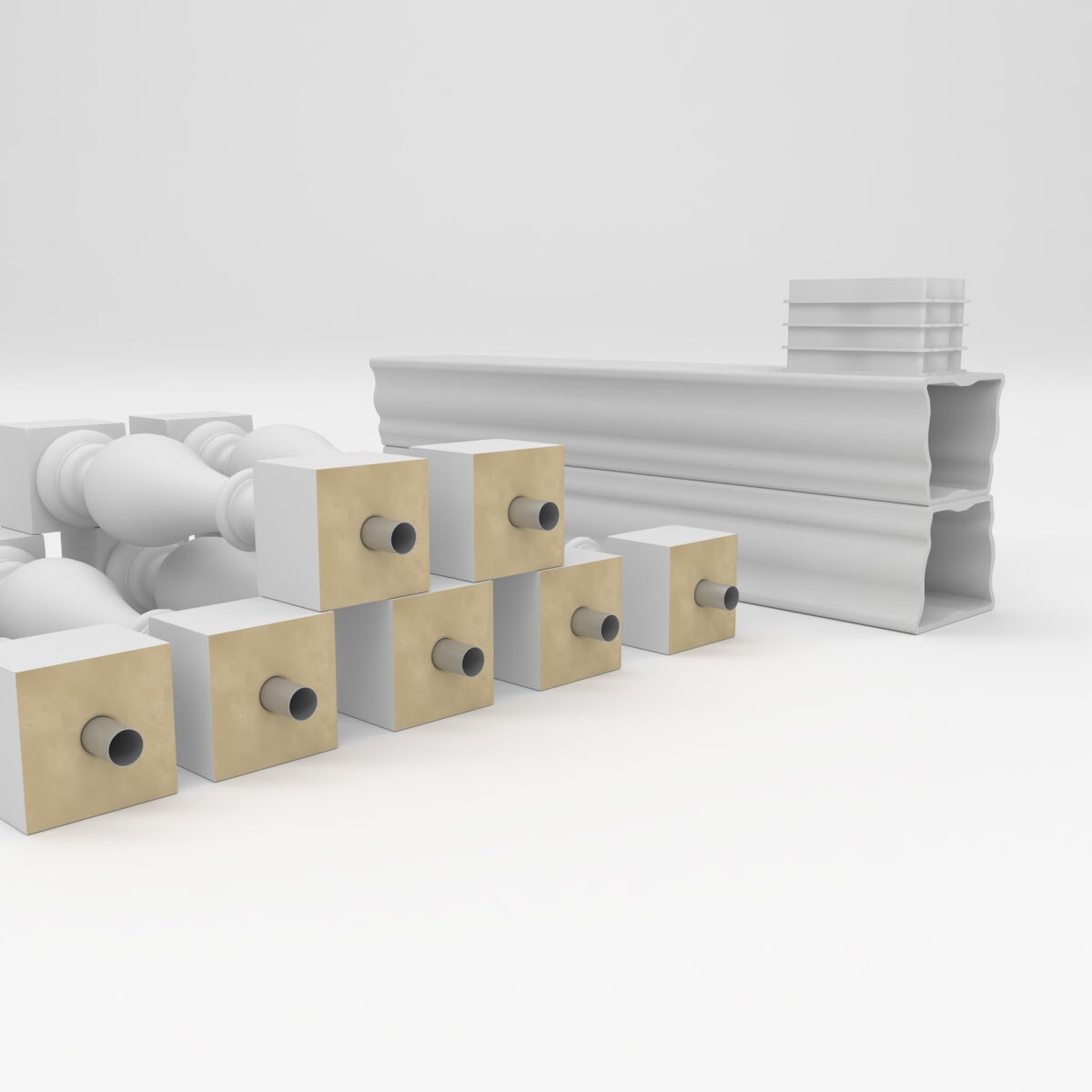 Ekena Millwork BALK37X036TRN railings - View #6