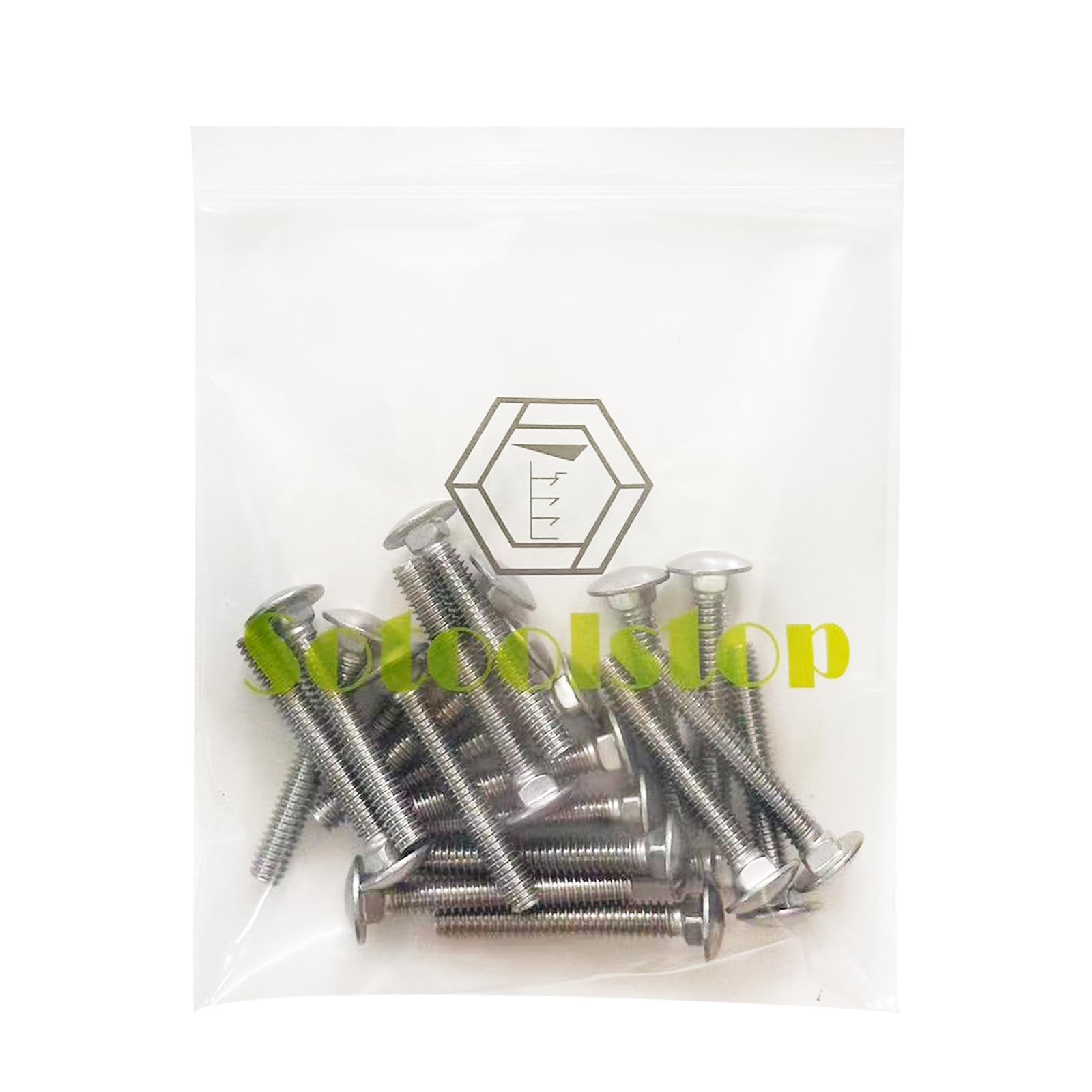 DYRCJ Stainless Steel Carriage Bolts 1 Quarter 20 x 3 Inch Fully ...