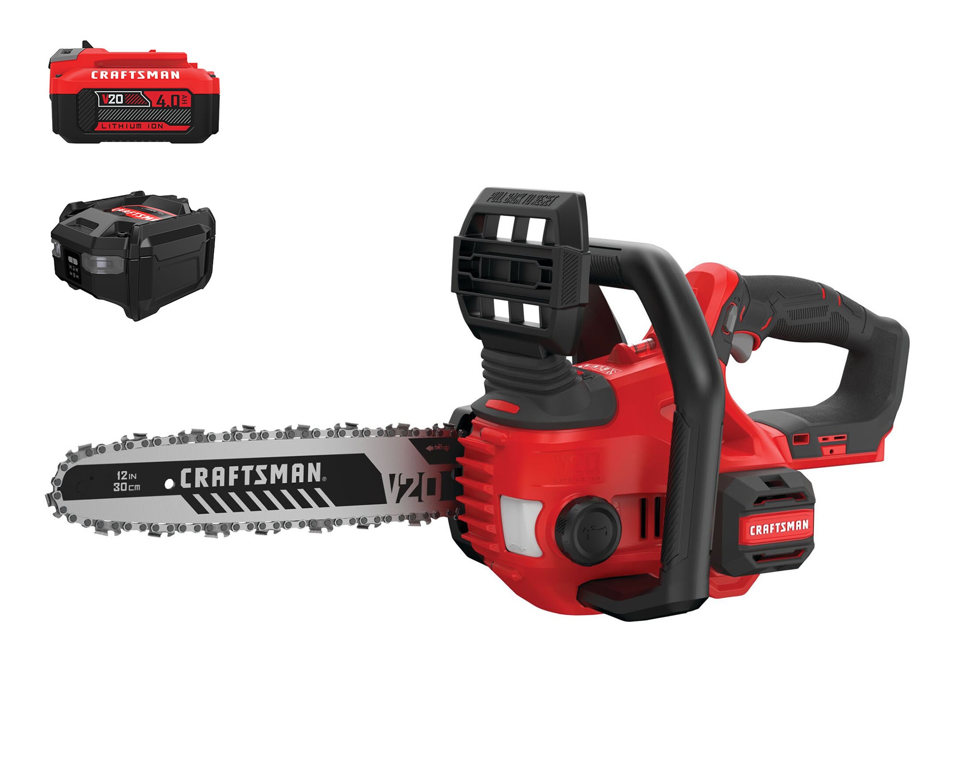 CRAFTSMAN V20 20-volt Max 12-in Battery 4 Ah Chainsaw (Battery and Charger Included)