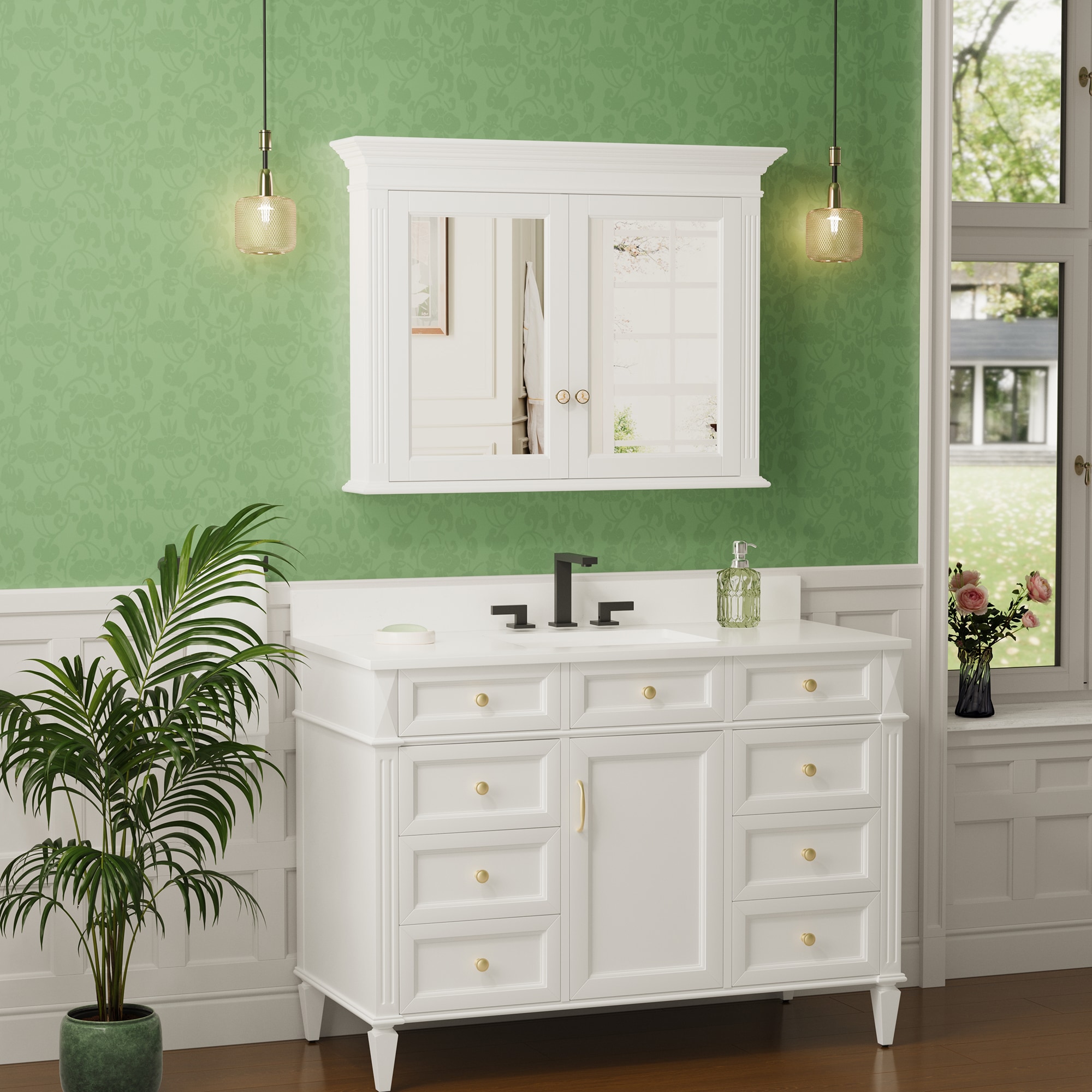 Forclover FMG4030B-WT Bathroom-Medicine-Cabinets - View #5