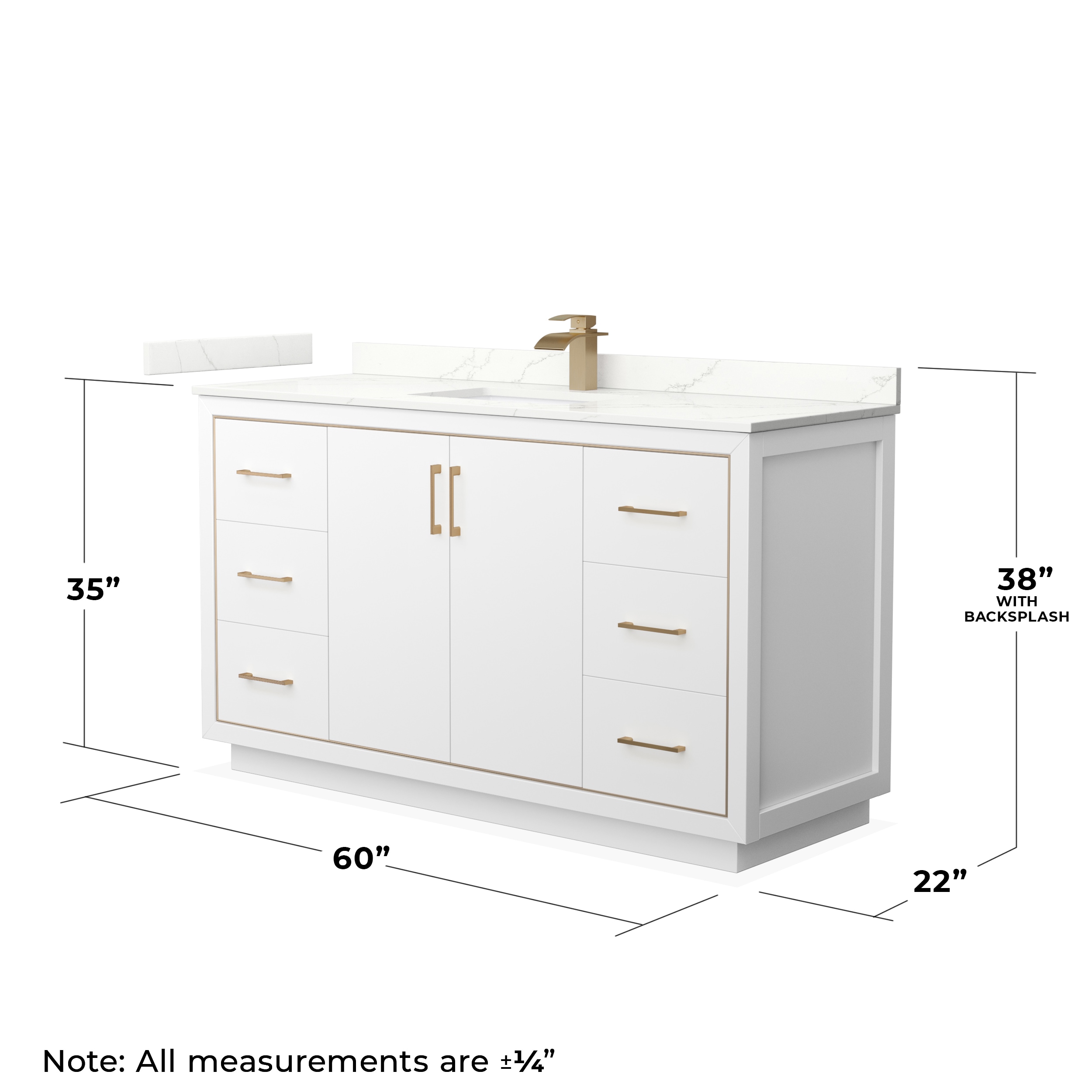 Wyndham Collection WCF111160SWZGTUNSM58 Bath-Vanity-Combo - View #7