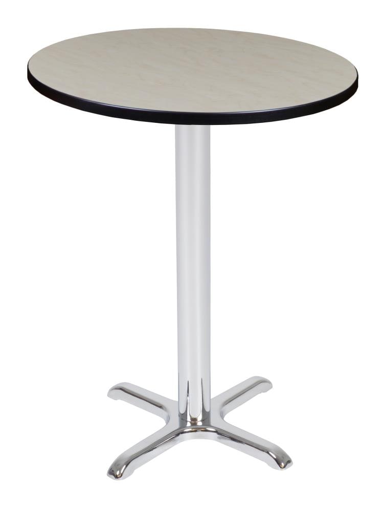 Regency TVCX30RNDPLCM Breakroom Off-white 4-Person Training Table (30-in W x 42-in H)