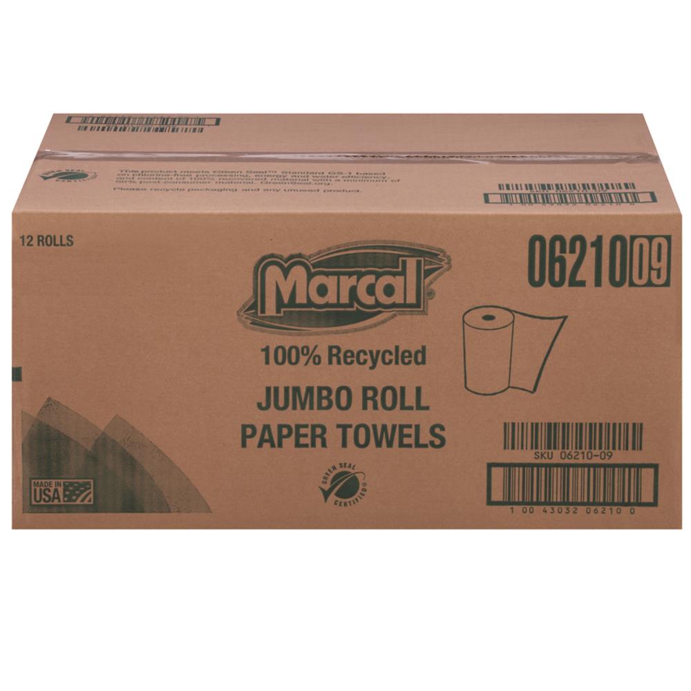 Tork Universal 2-Ply Jumbo Paper Towel Roll, 210 Sheets/Roll - 12/Case