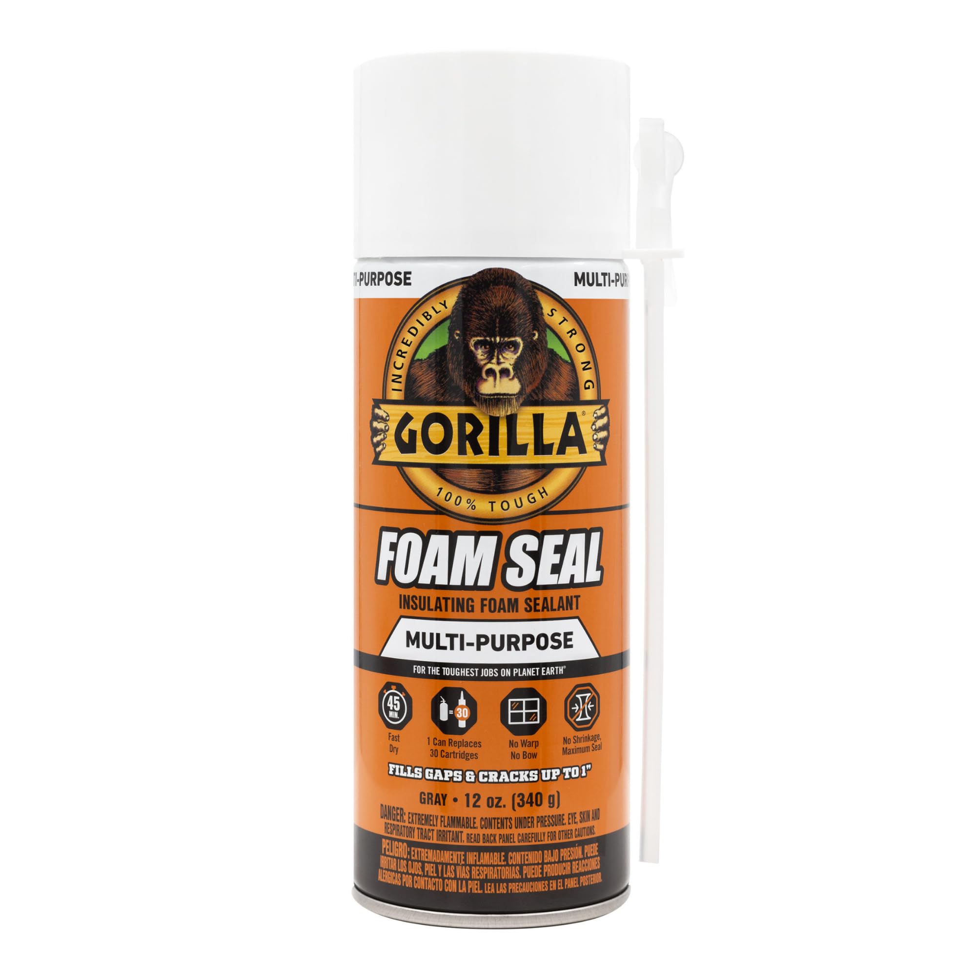 Gorilla  Gray Foam Multipurpose Insulating Sealant Ultimate Insulation
