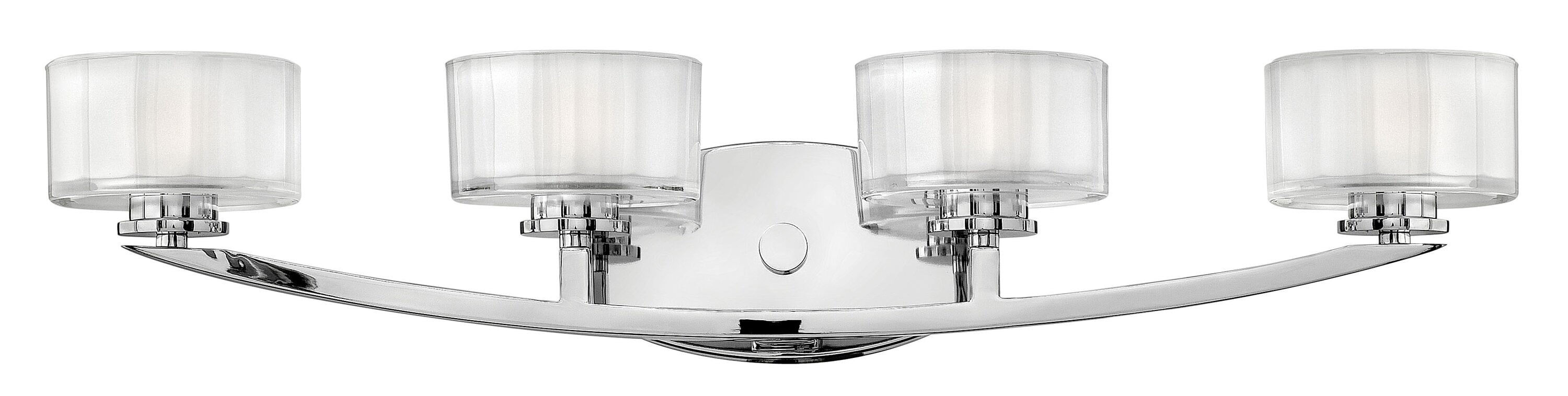 Hinkley 5594CM Meridian 29-in 4 -Light Polished Chrome Transitional Vanity light