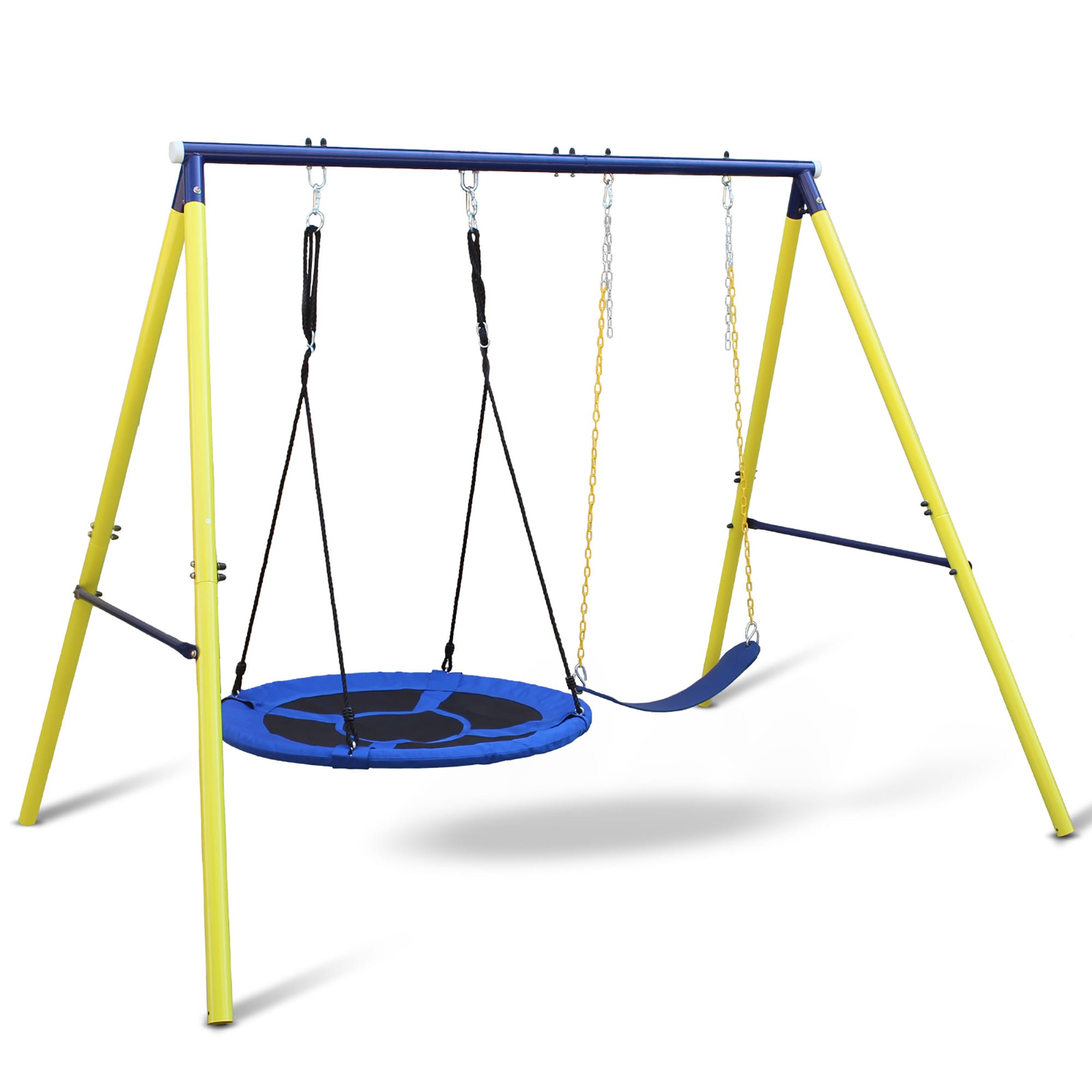 Fun Orange FUN25PS02 Kids Commercial Steel Swing set with 2 Swings