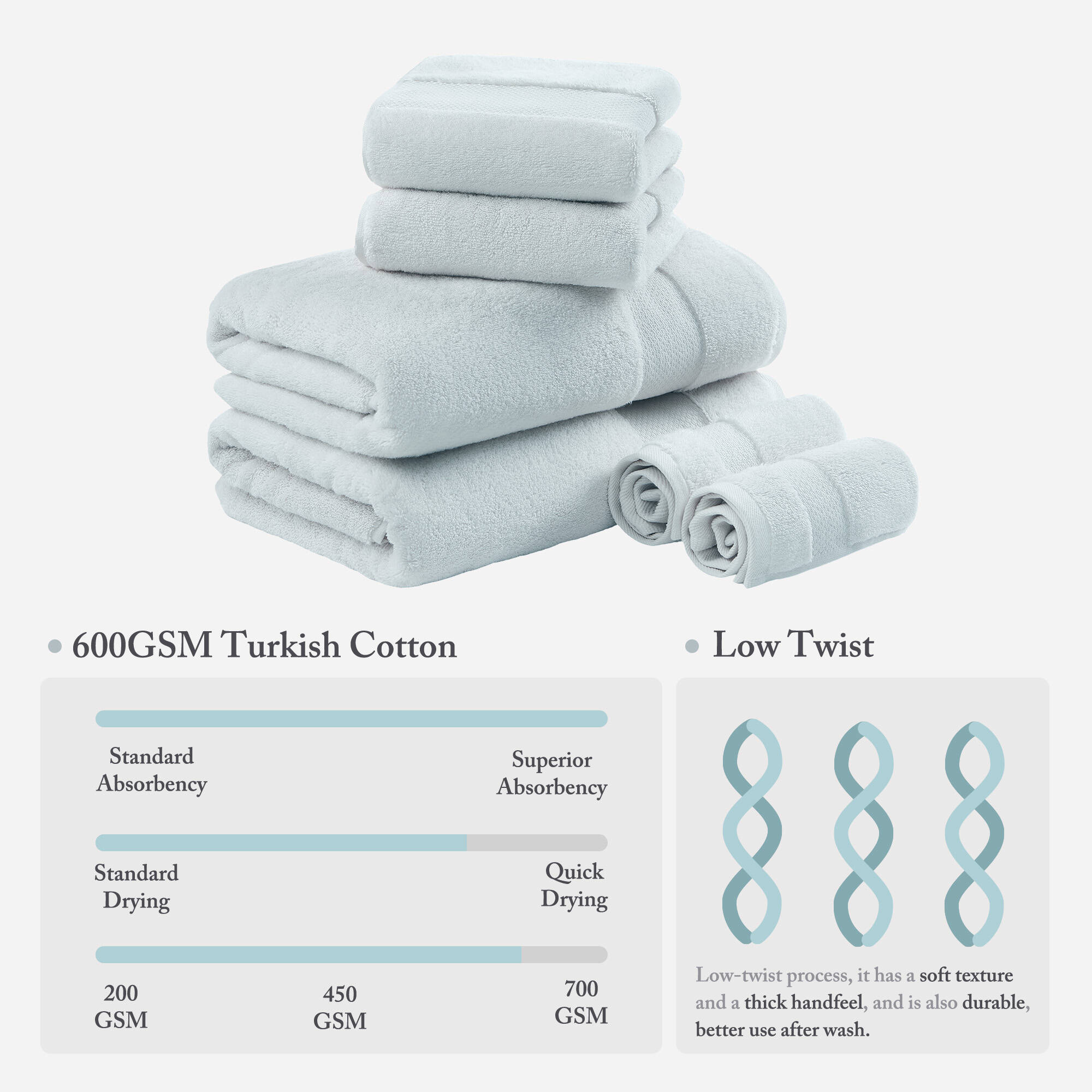 Madison Park Signature MPS73-455 Bath-Towels - View #3