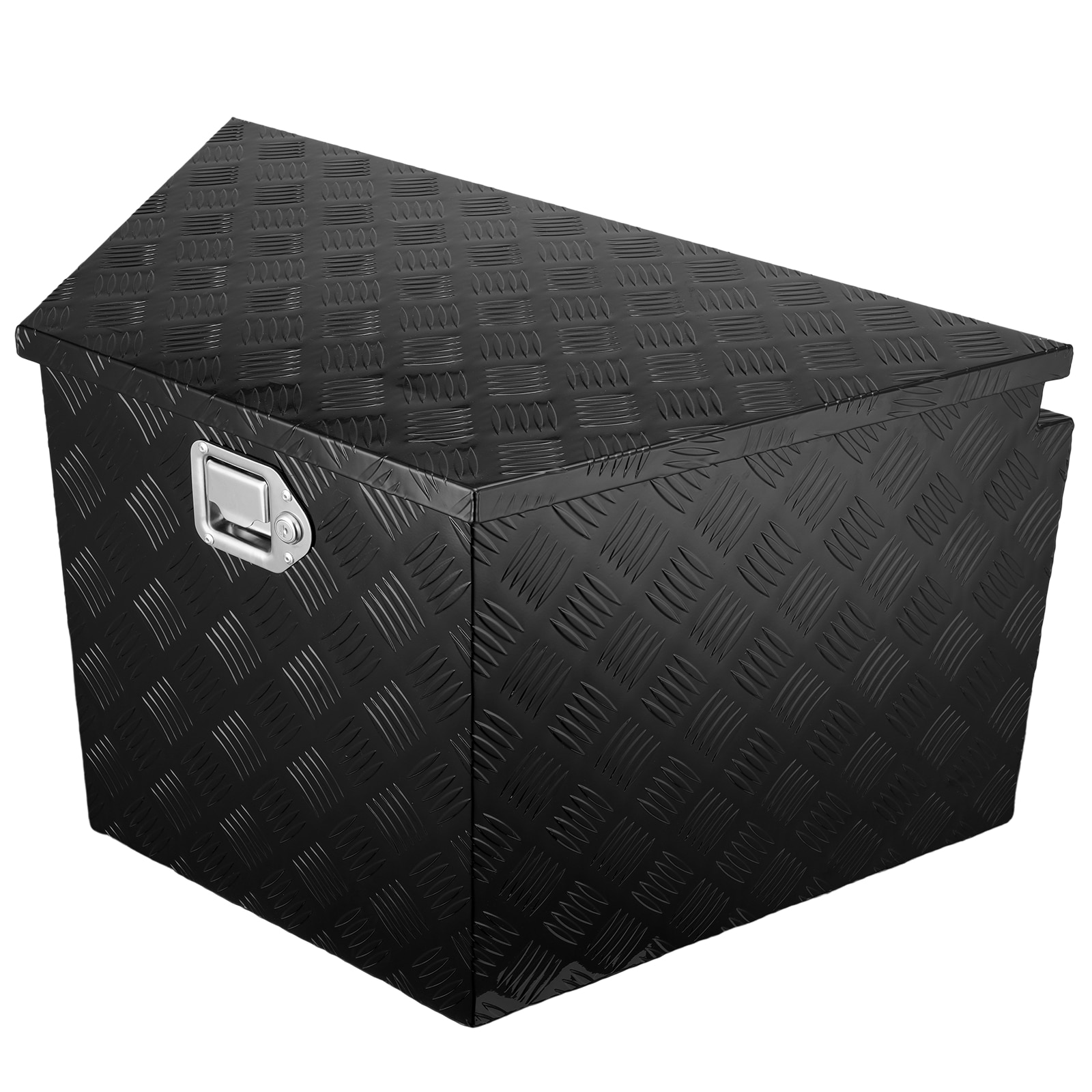 VEVOR T33X19X18INCH8Q94V0 33-in x 19-in x 18-in Black Steel Trailer tongue Truck Tool Box