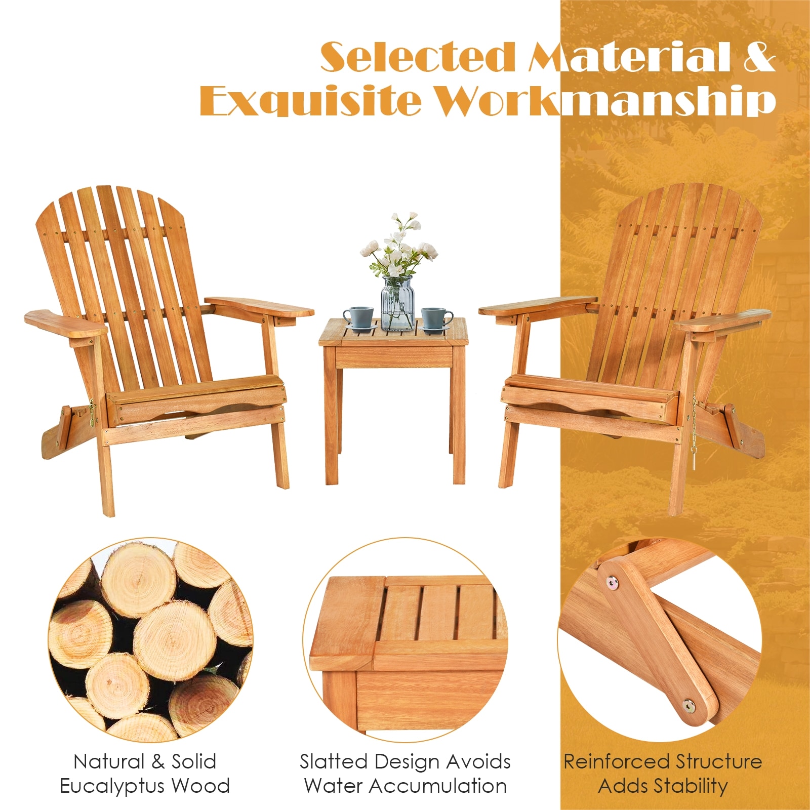 Forclover HYFL-HW80 Patio-Chairs - View #6