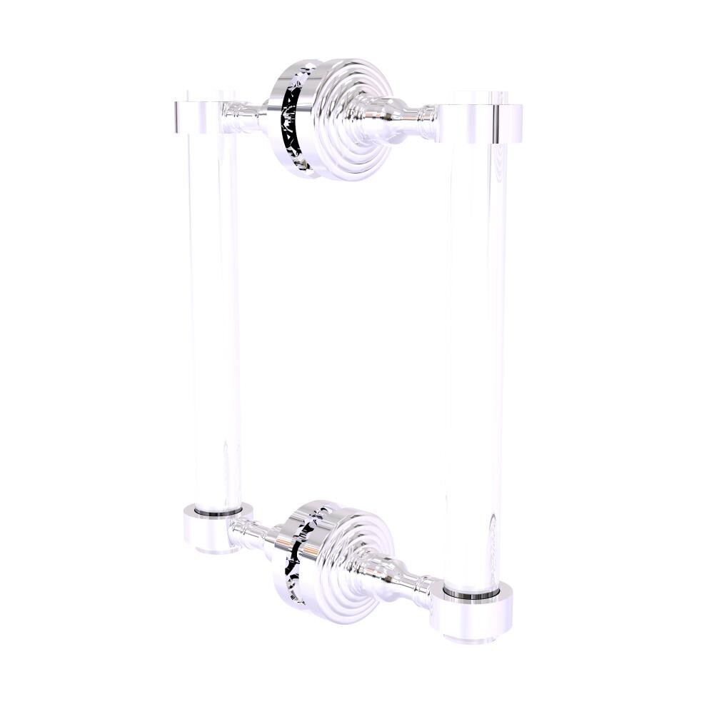 Allied Brass PG-406-8BB-PC Polished chrome 8-Inches Hinged shower door Handle