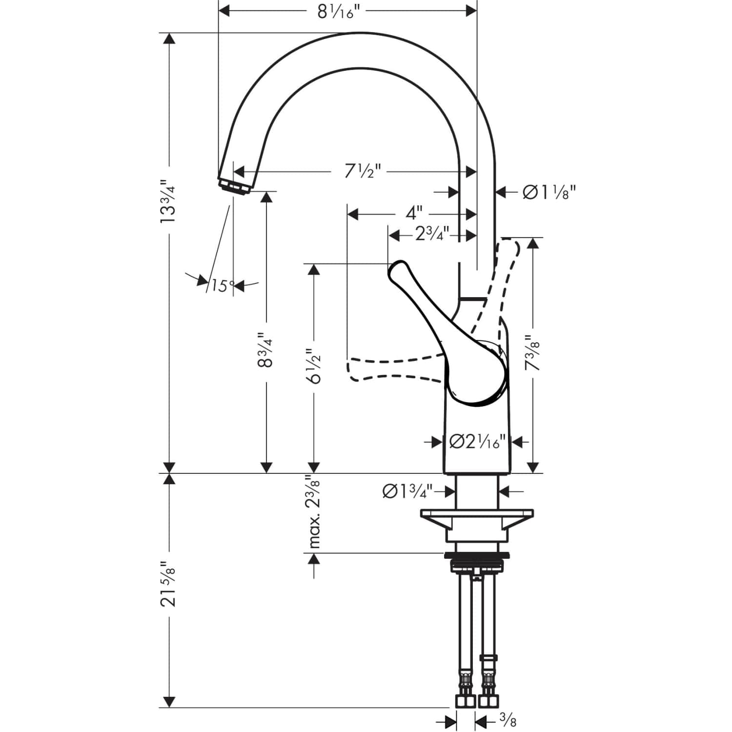 Hansgrohe 71845251 Kitchen-Faucets - View #3